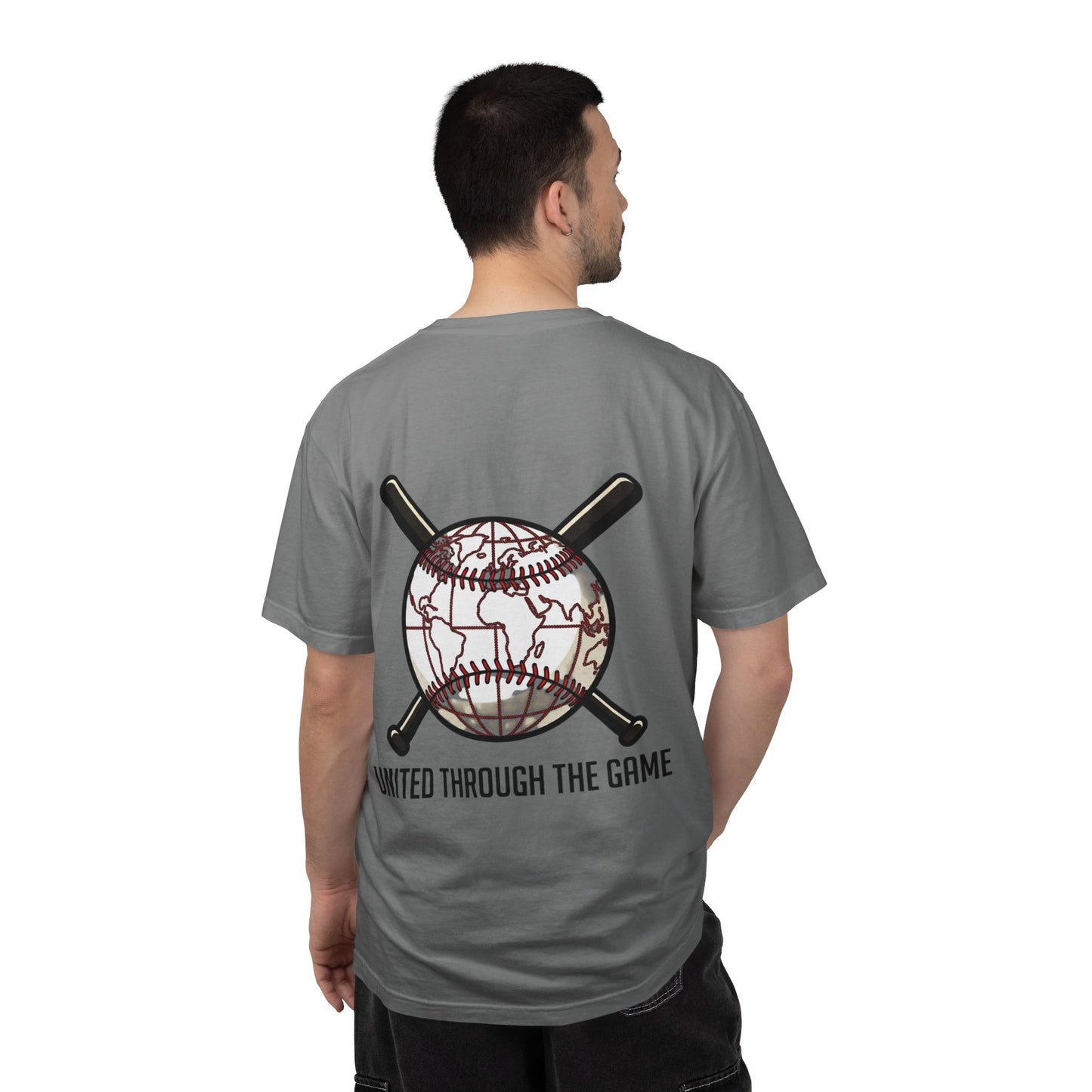 Baseball Globe T-Shirt — "United Through The Game"