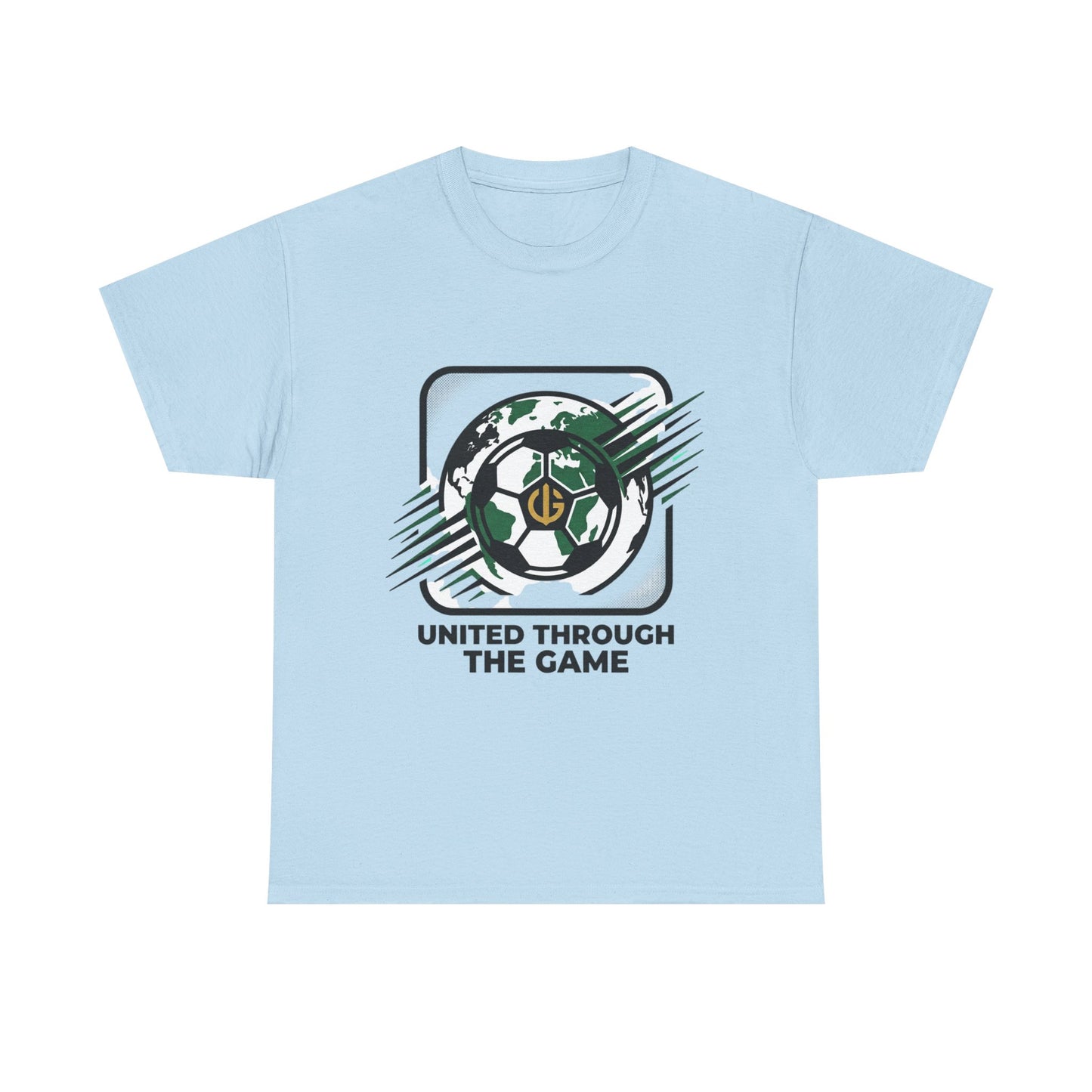 Soccer T-Shirt — "United Through the Game" Graphic Tee