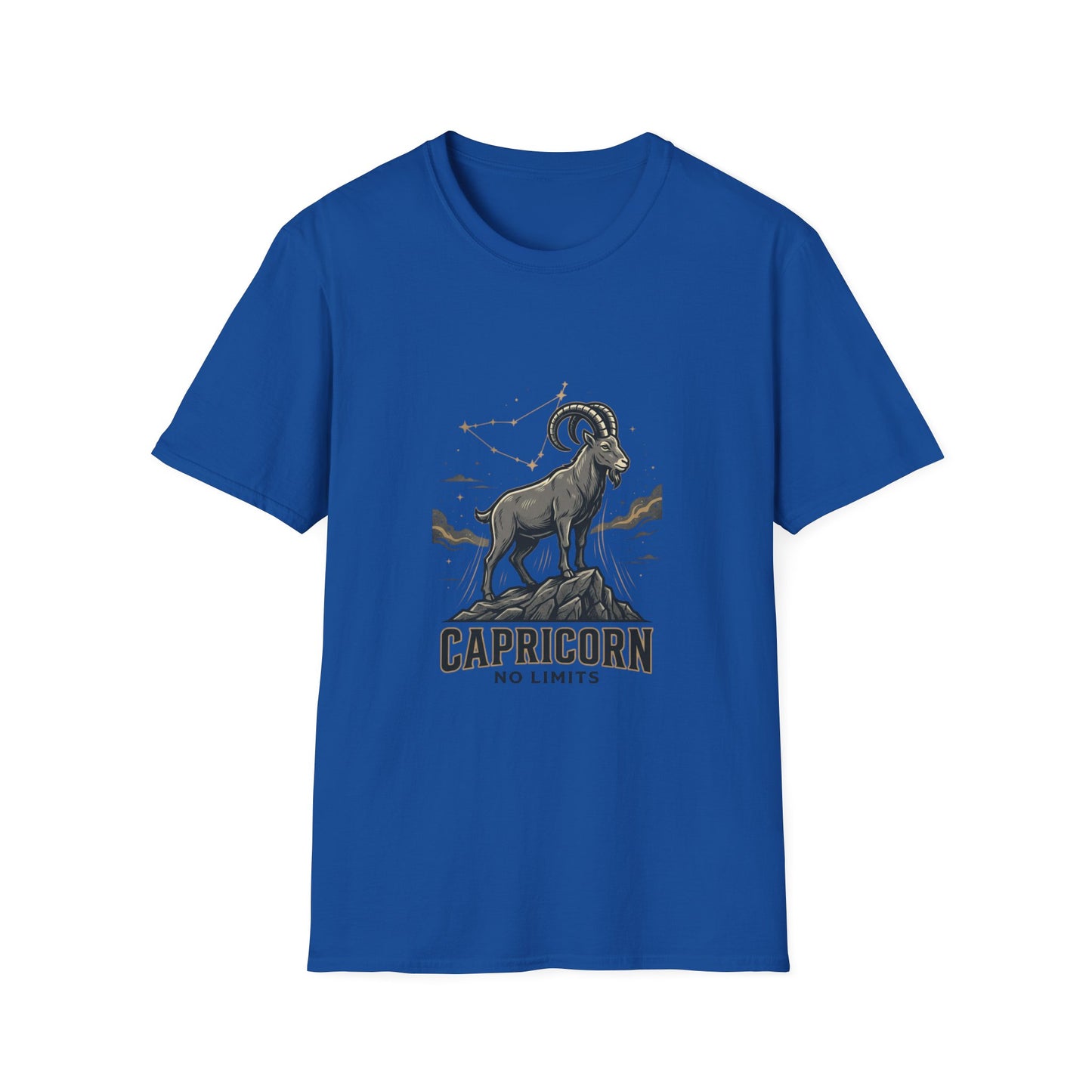 Capricorn 'No Limits' Zodiac T-Shirt — Goat Constellation Astrology Tee