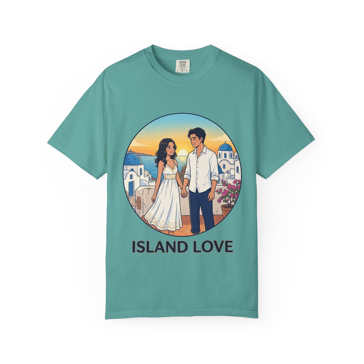 Island Love T-Shirt — Romantic Couples Vacation Tee