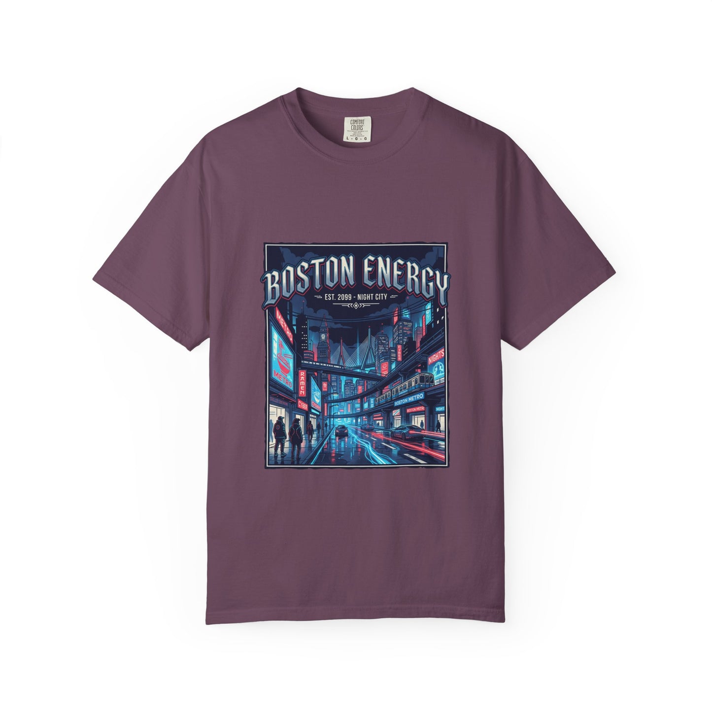Boston Energy Graphic T-Shirt — Neon City Streetwear