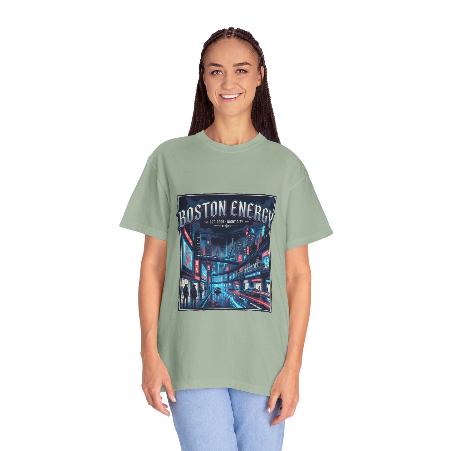 Boston Energy Graphic T-Shirt — Neon City Streetwear