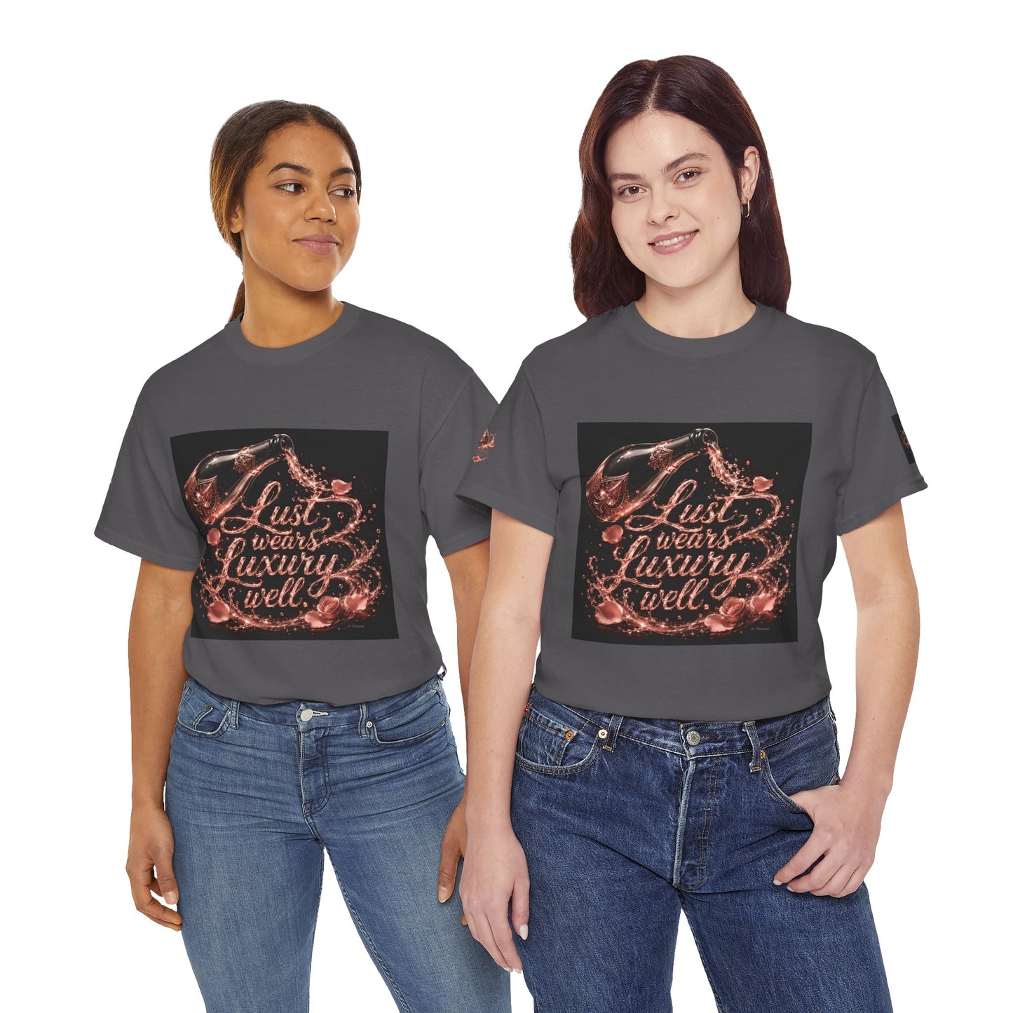 Lust Treats Luxury Well T-Shirt – Vintage Script Graphic Tee