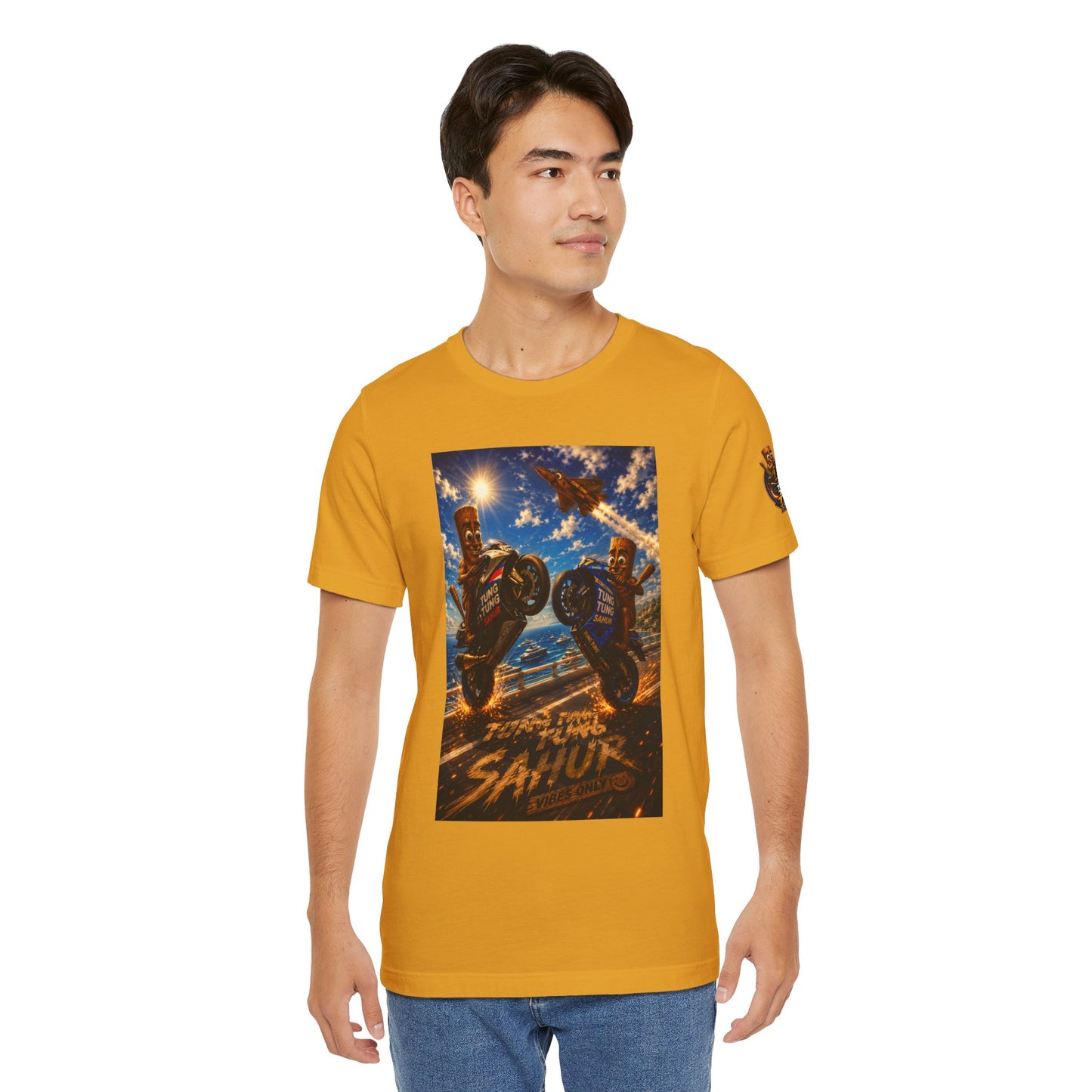 Motorcycle Stunt Tee — Sahara Riders Graphic T-Shirt