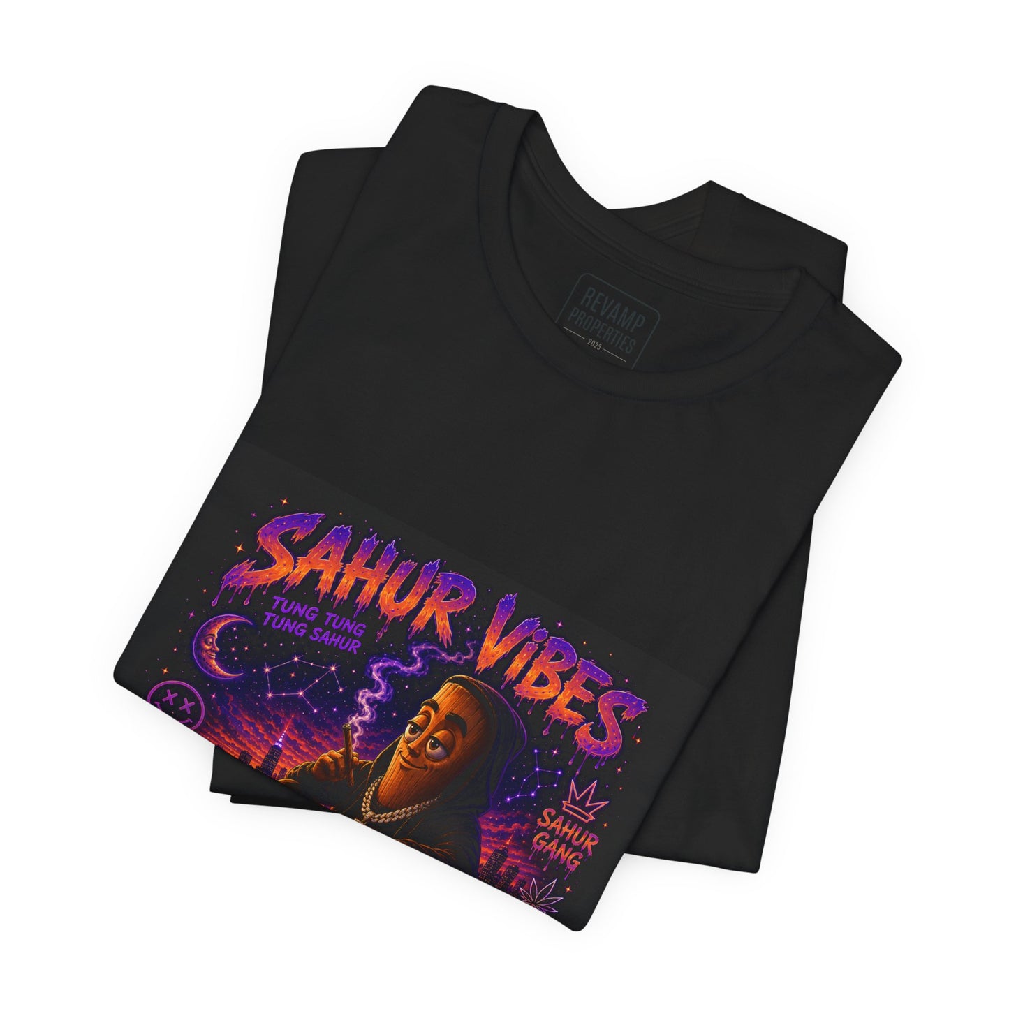 Tung Tung Tung Sahur SOLO Night Smoke DOLO Tee — Urban Chill Cartoon Design