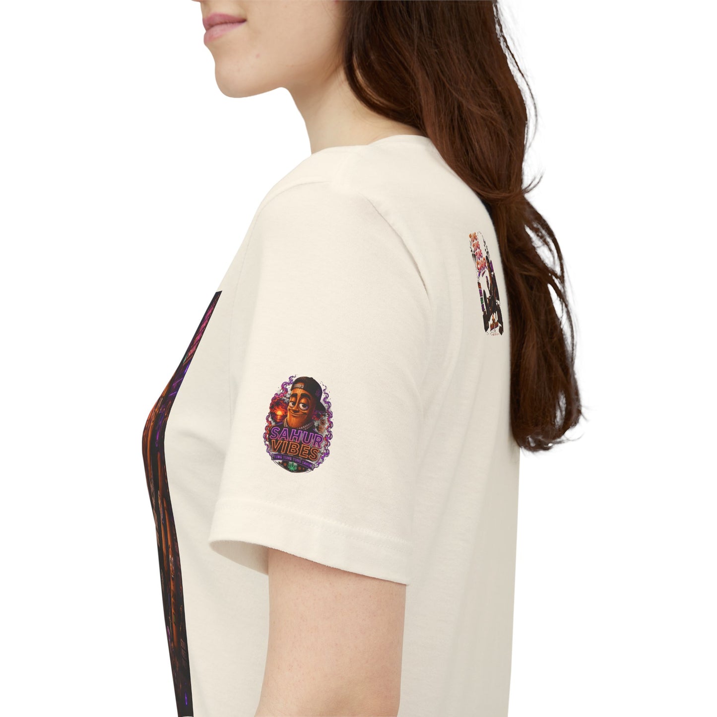 Tung Tung Tung Sahur Laid-Back Nightlife Graphic Tee — "Things Take Time" Urban Cartoon Design