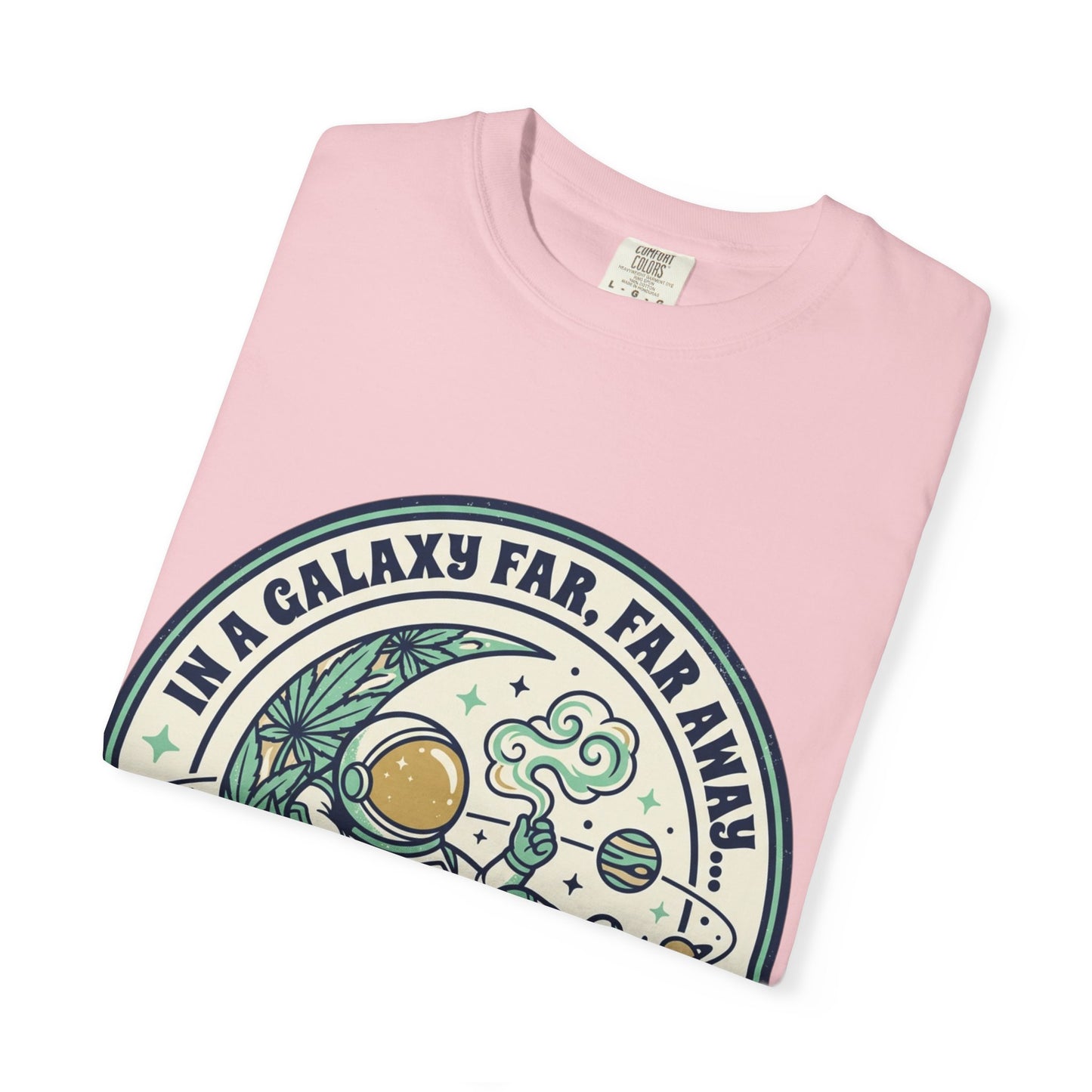 T-Shirt — "In a Galaxy Far, Far Away" Retro Space Nap Graphic Tee