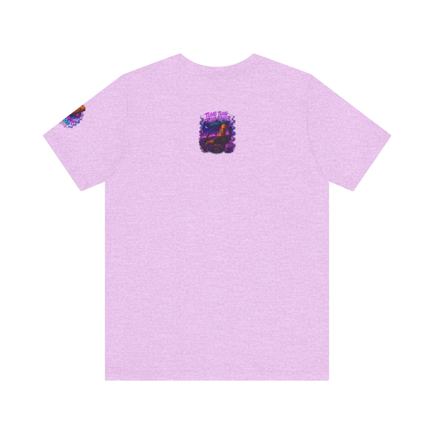 Tung Tung Tung Sahur Who Ride Like Us T-Shirt — Night Cruise Vaporwave Graphic Tee