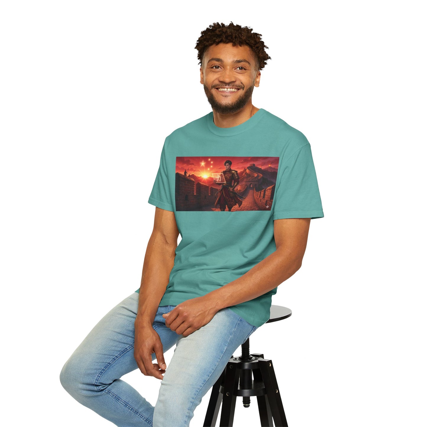 Scout Regiment Sunset T-Shirt — Anime Military Wall Scene