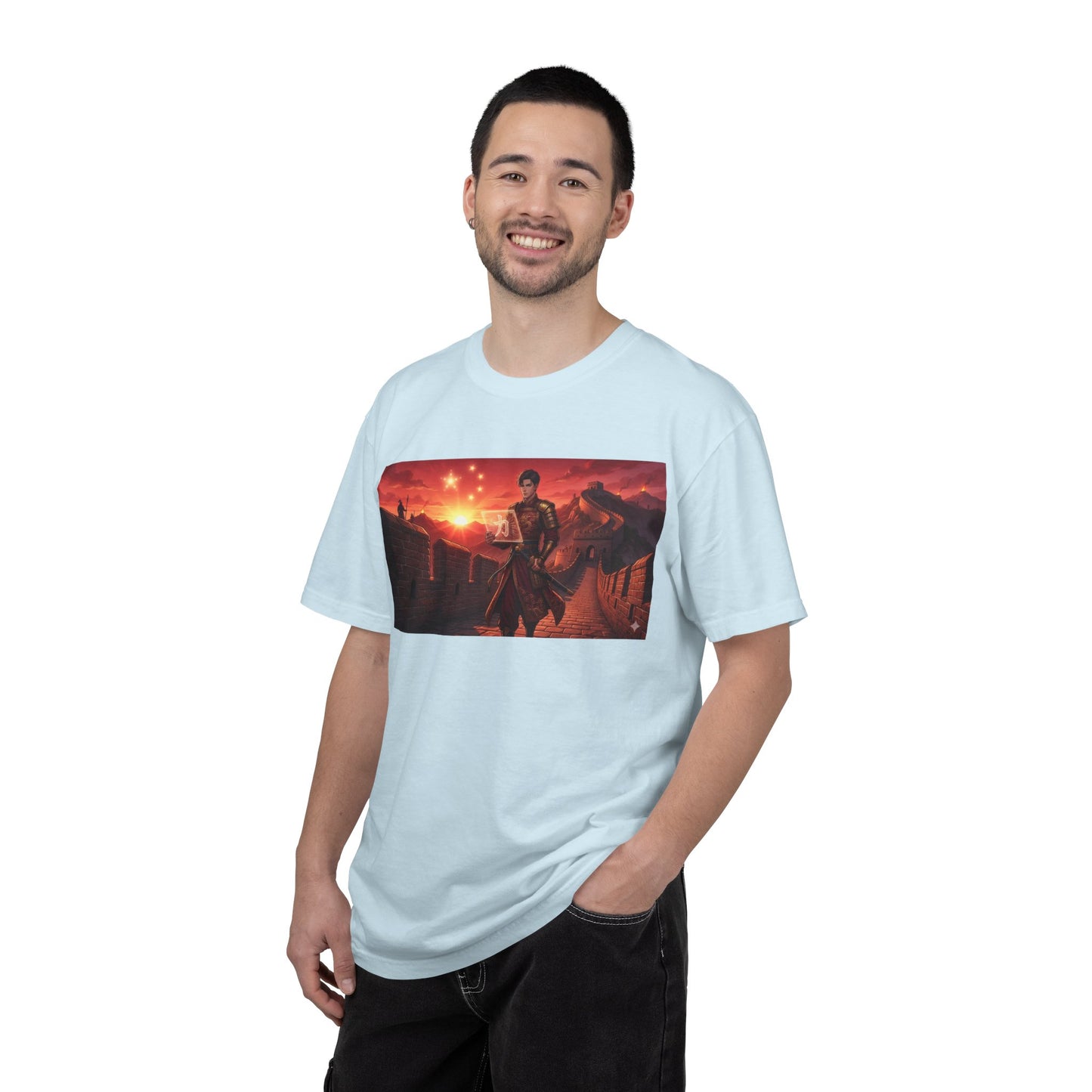 Scout Regiment Sunset T-Shirt — Anime Military Wall Scene