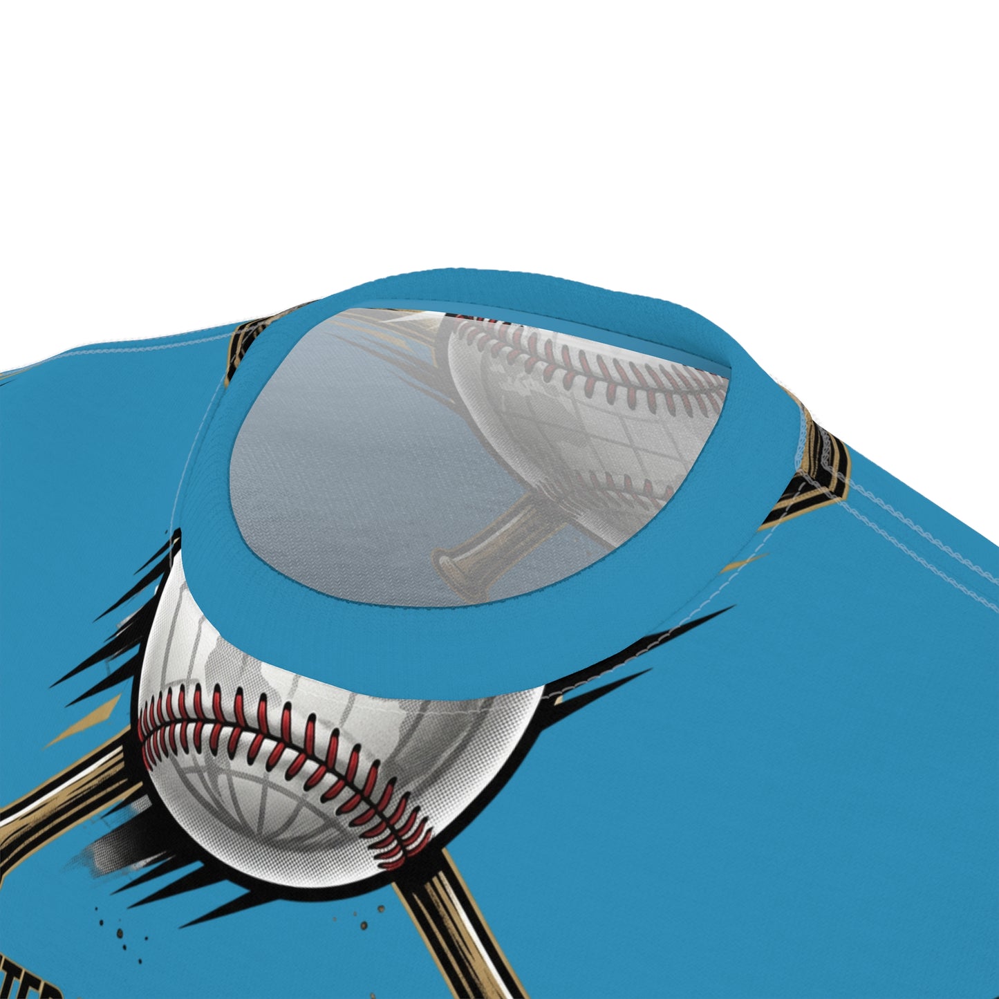 Baseball Crossed Bats All-Over Print Tee — "United Through the Game"