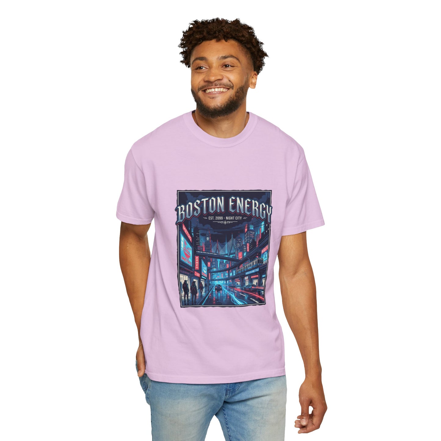 Boston Energy Graphic T-Shirt — Neon City Streetwear