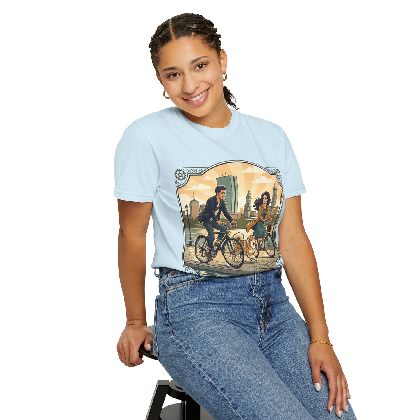 We Ride Together Bicycle Couple T-Shirt