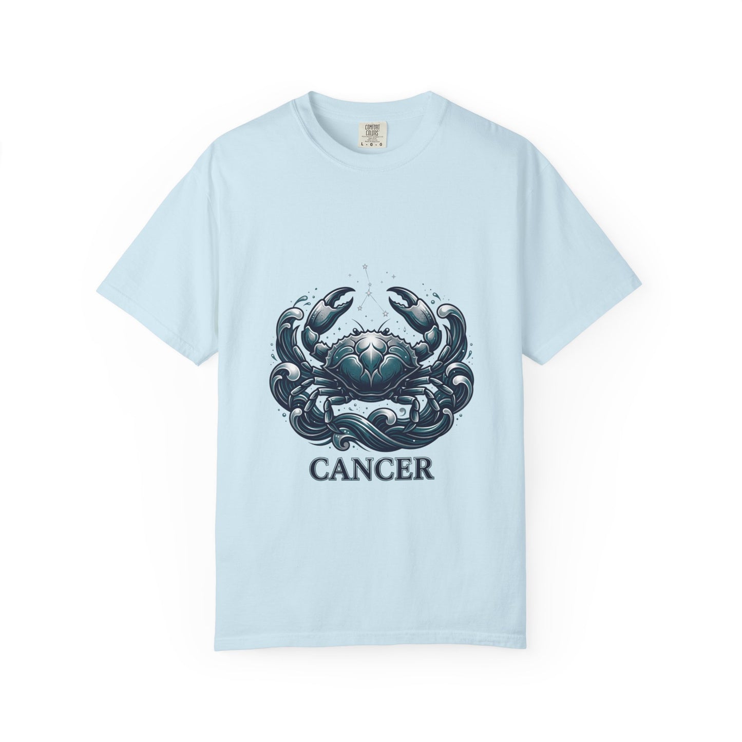 Cancer Zodiac T-Shirt — Stylized Crab Astrological Tee