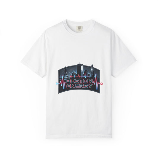 Boston Energy T-Shirt — City Skyline Neon Tee