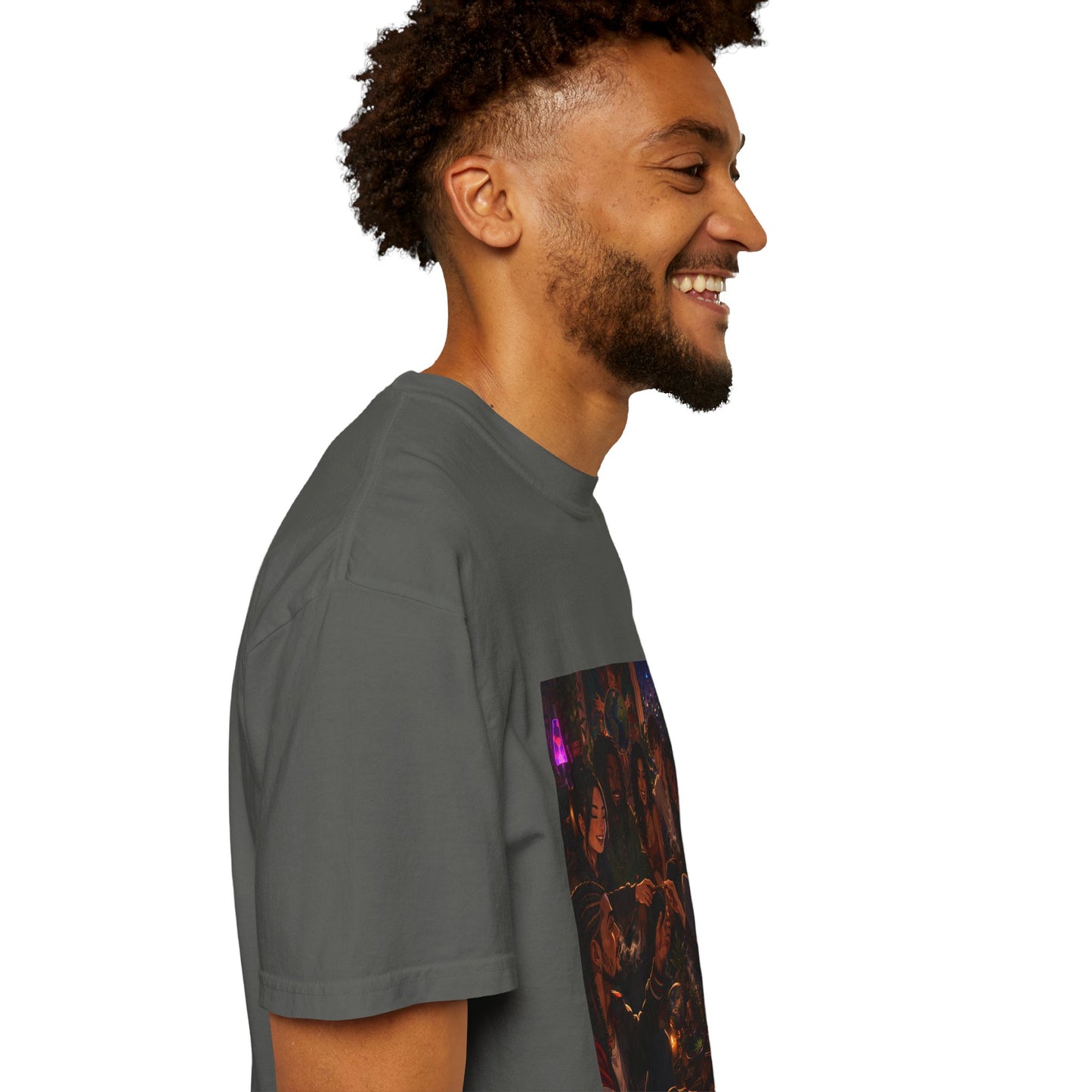 OUR MEMORIES - Vintage Night Party Scene T-Shirt