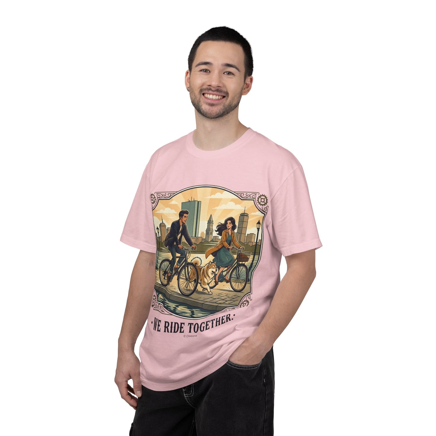 We Ride Together Bicycle Couple T-Shirt