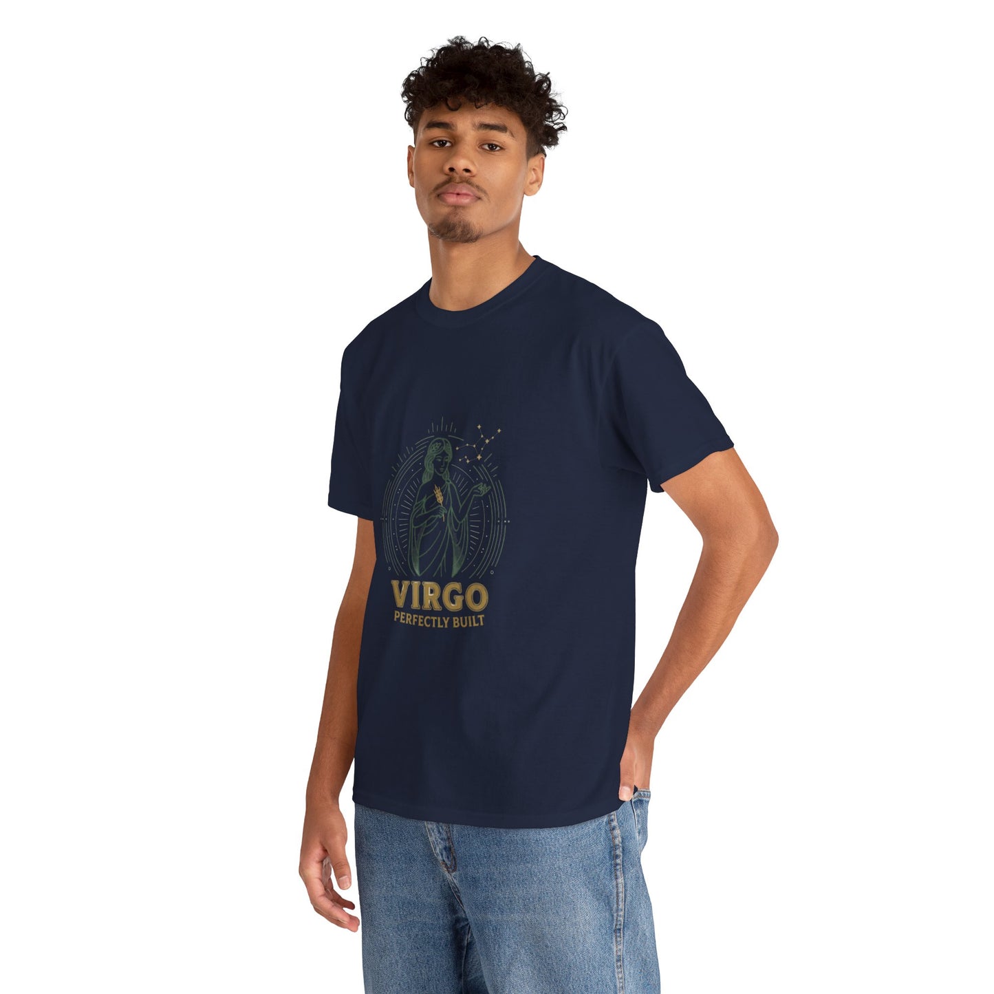 Virgo 'Perfectly Built' Zodiac T-Shirt — Astrology Graphic Tee