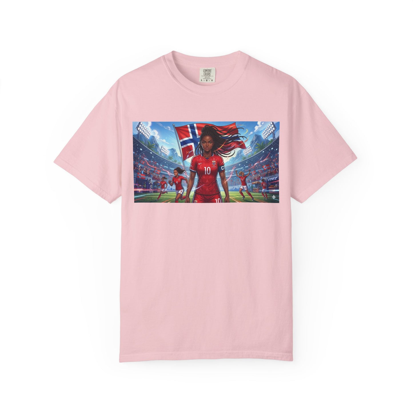 COMMANDER Norway – Female Unisex Garment-Dyed T-shirt