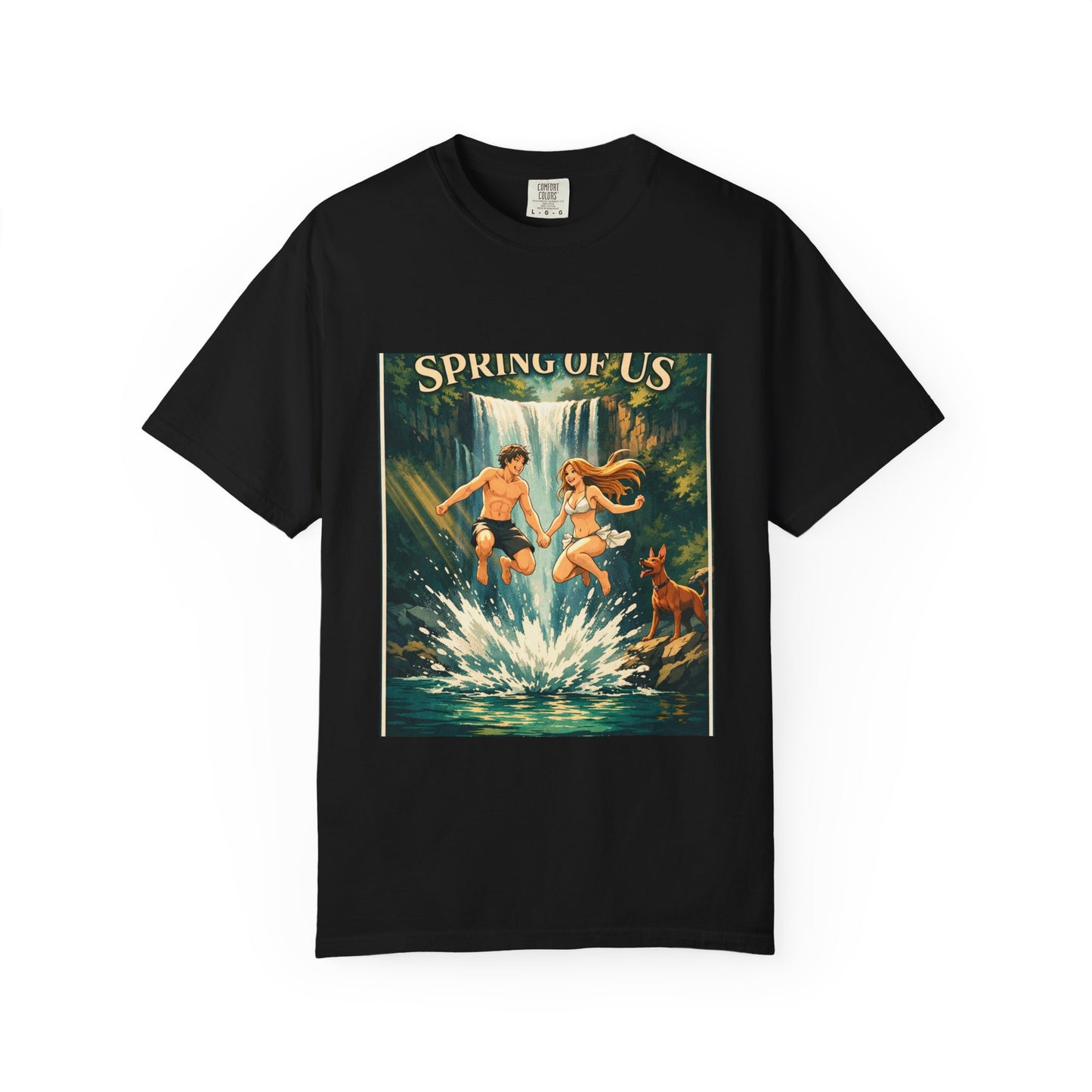 Vintage 'Spring of Us' Waterfall Graphic T-Shirt