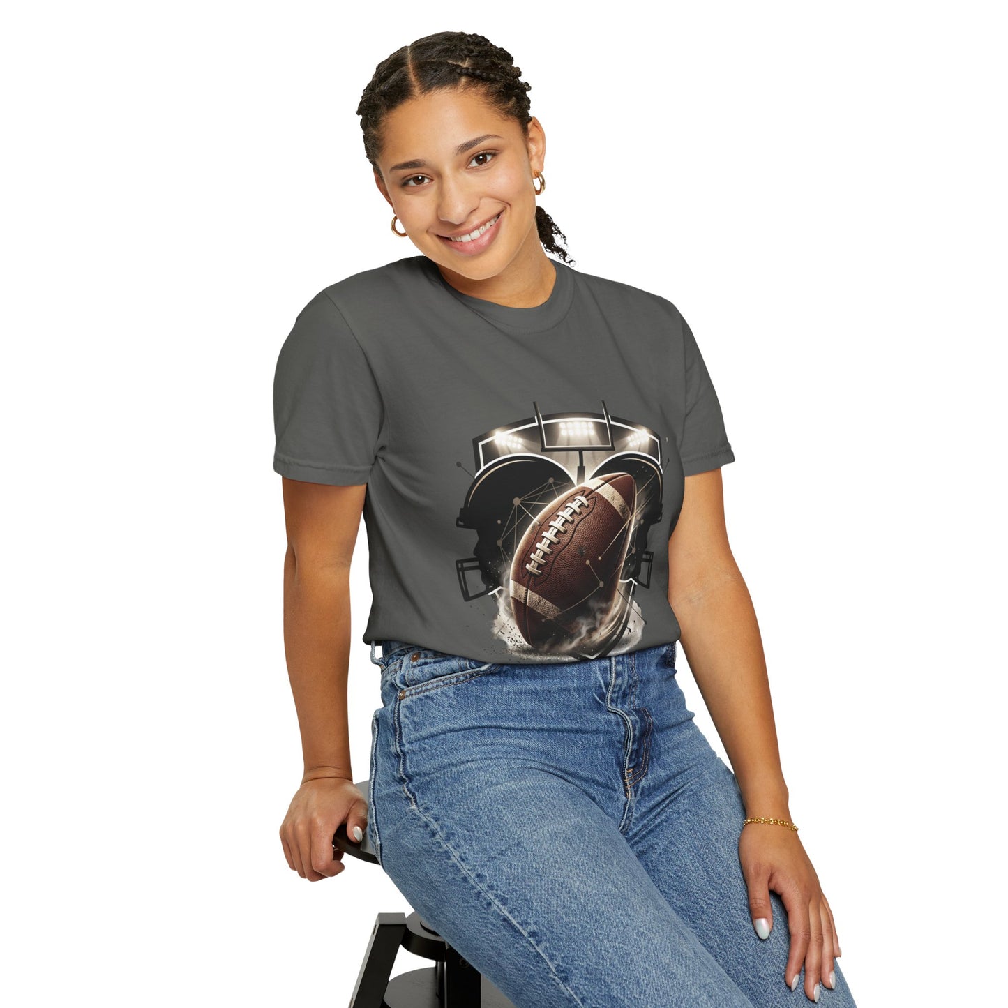 Football T-Shirt — "United Through the Game" Team Spirit Tee