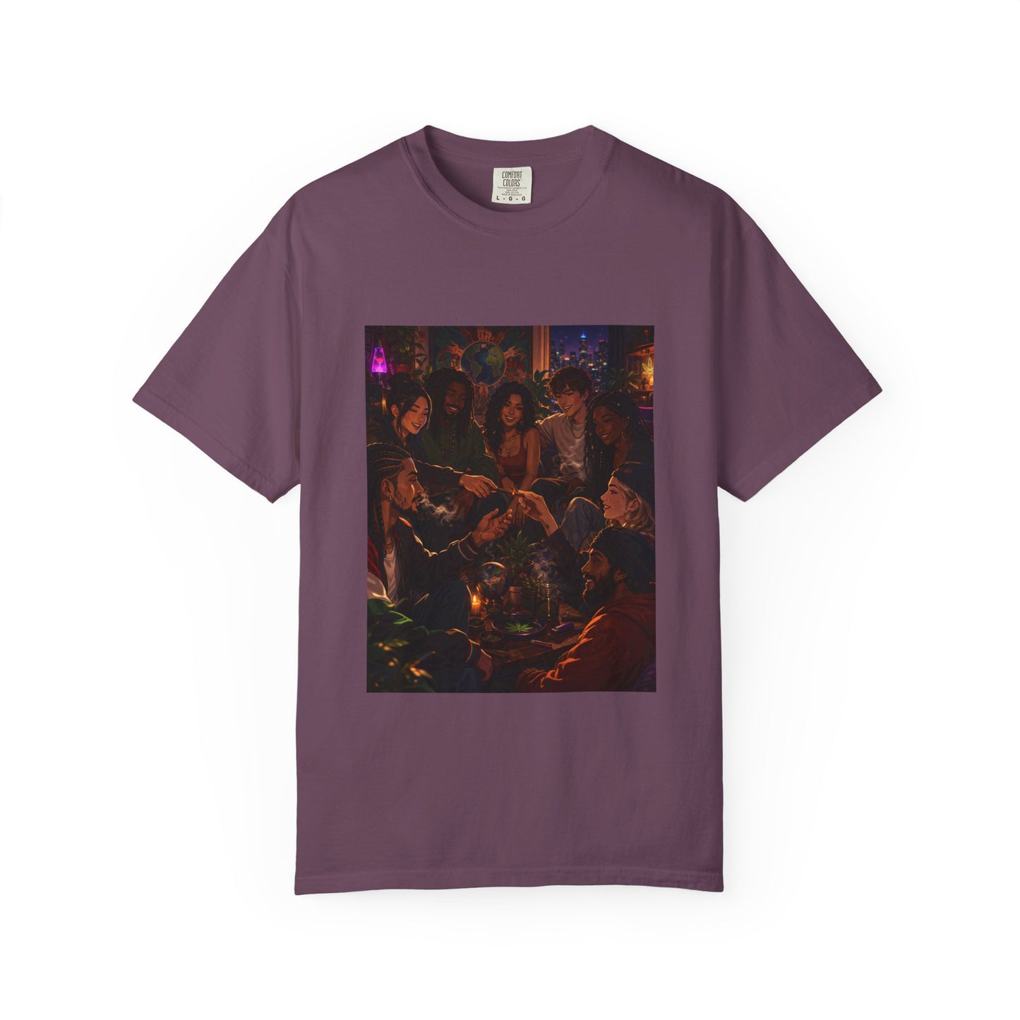 OUR MEMORIES - Vintage Night Party Scene T-Shirt
