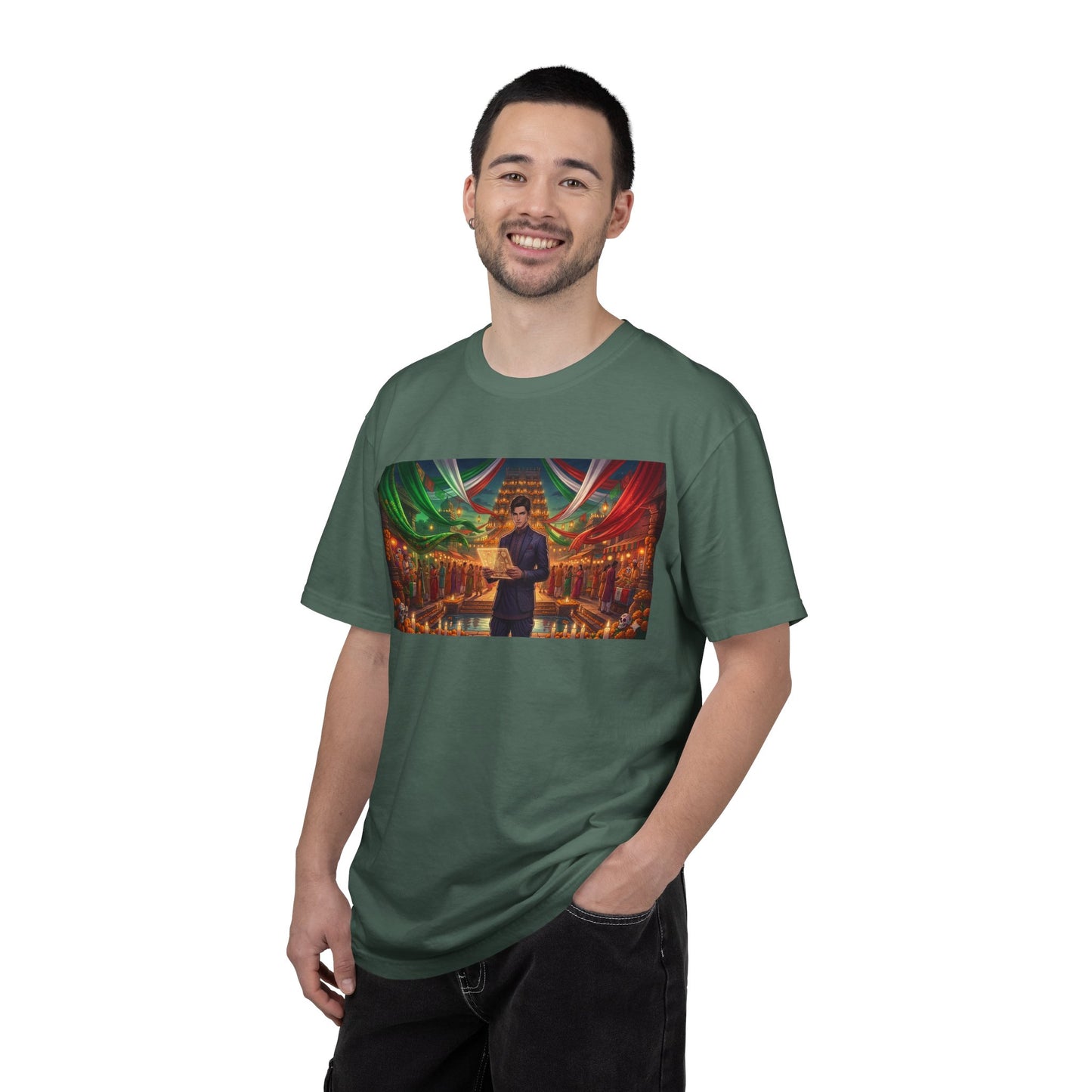 Mexican Festival Night T-Shirt — Cinematic Streets Graphic Tee