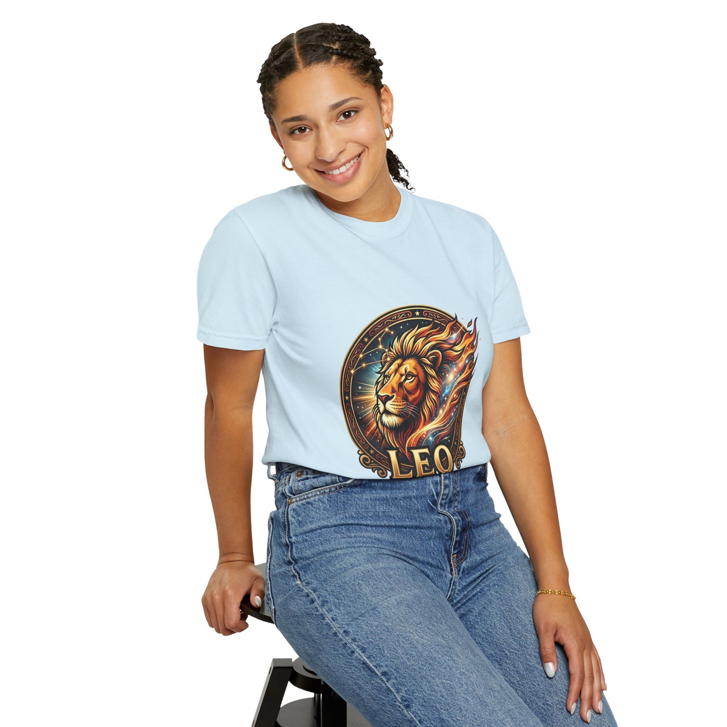 Leo 'Born to Lead' T-Shirt — Bold Zodiac Lion Graphic Tee