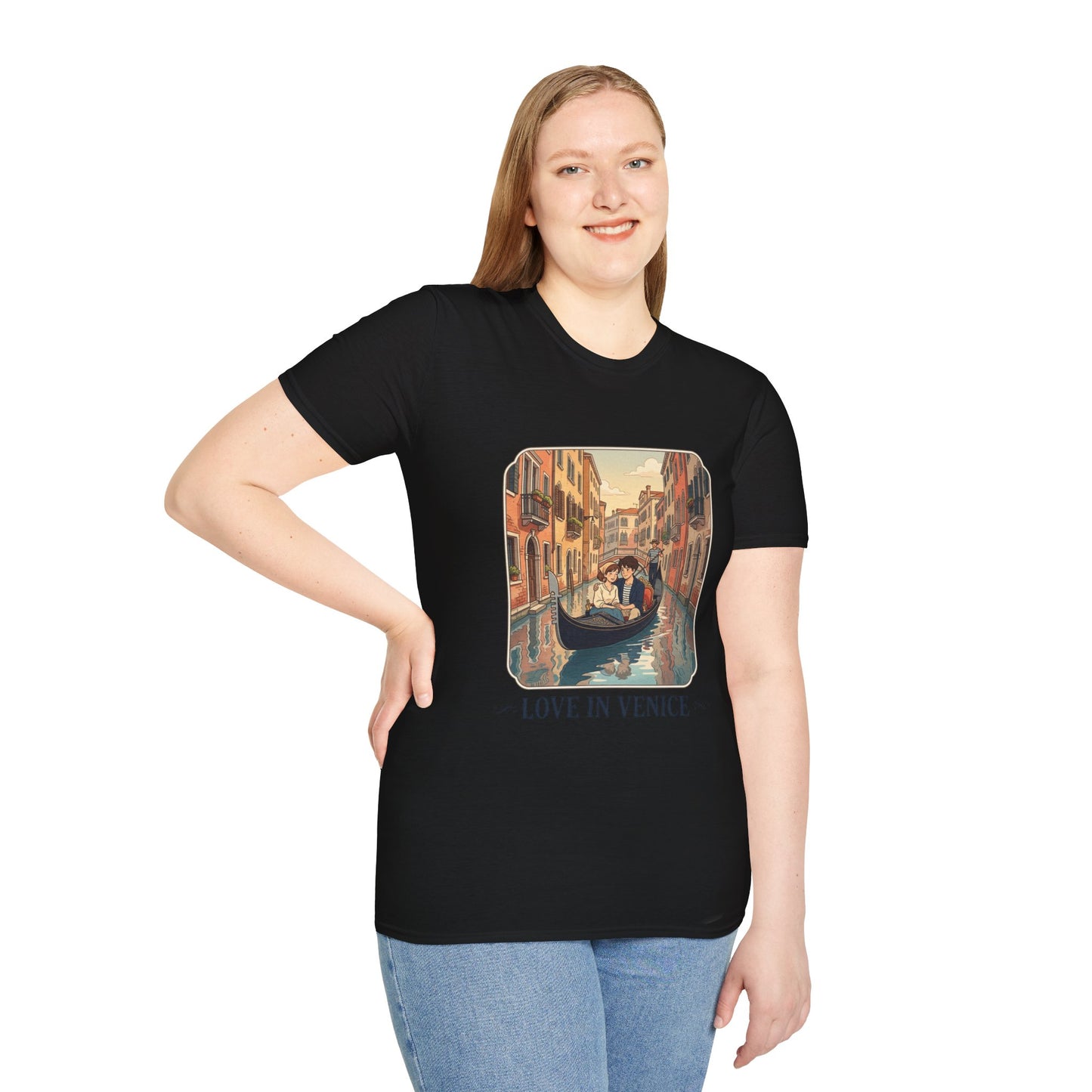 T-Shirt — Love in Venice Gondola Romantic Travel Tee