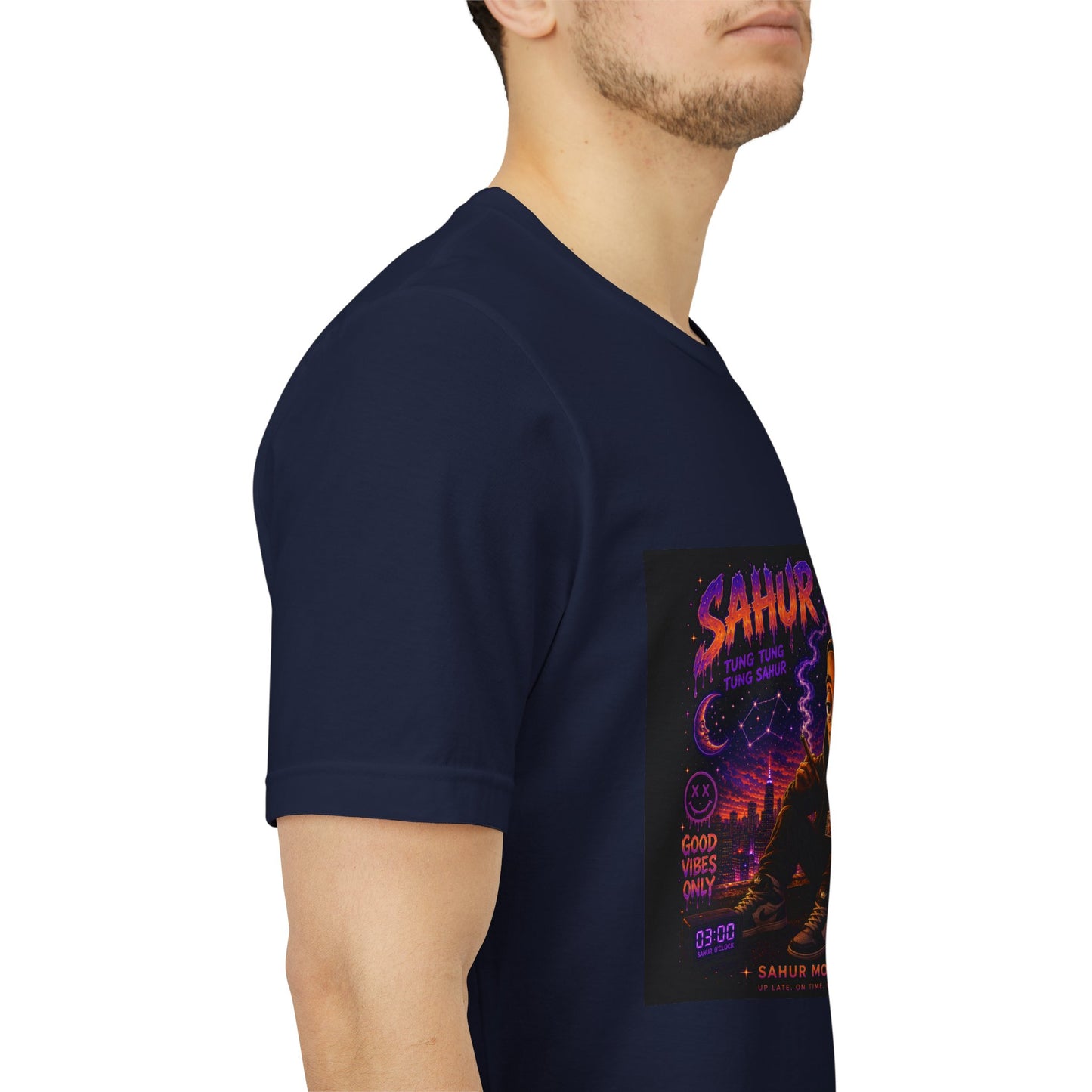 Tung Tung Tung Sahur SOLO Night Smoke DOLO Tee — Urban Chill Cartoon Design