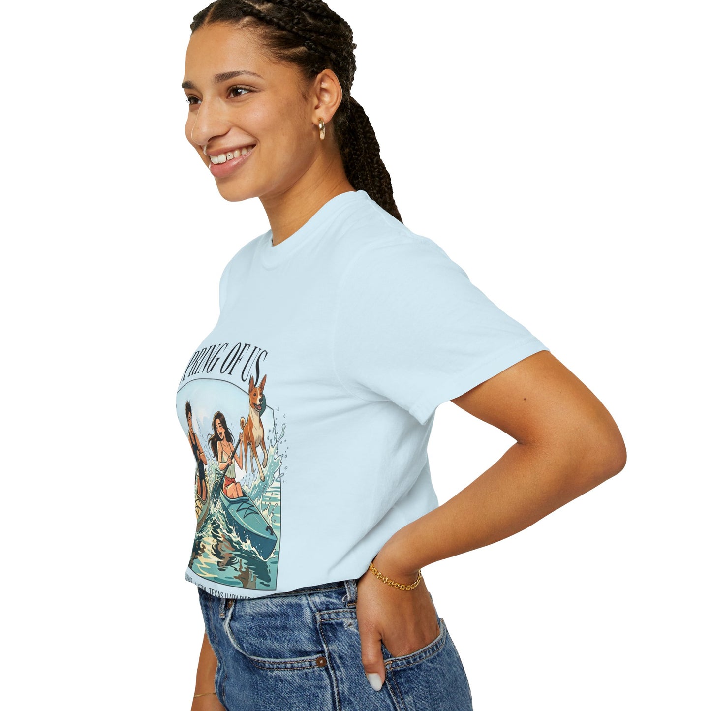 Spring of Us Kayaking T-Shirt — Retro Outdoor Adventure Tee