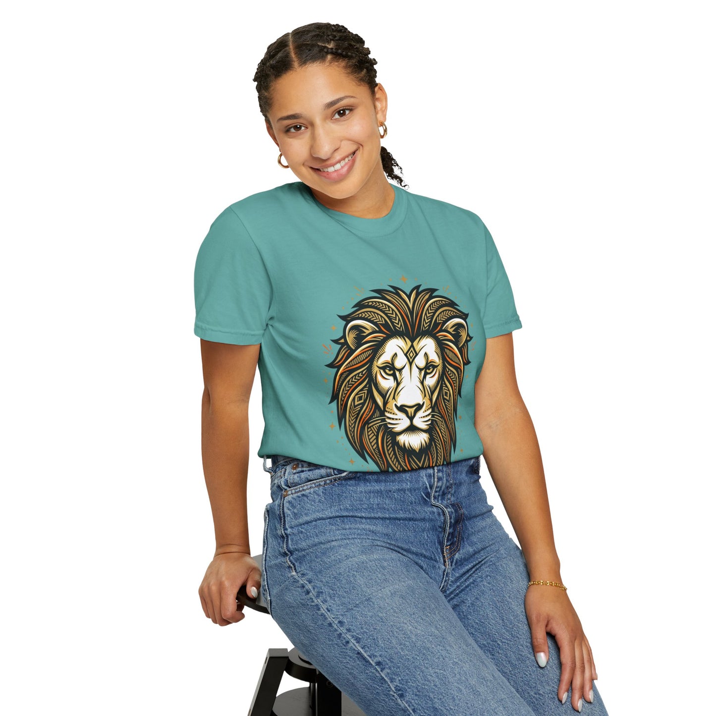 Leo Zodiac Lion T-Shirt — Bold Astrology Graphic Tee