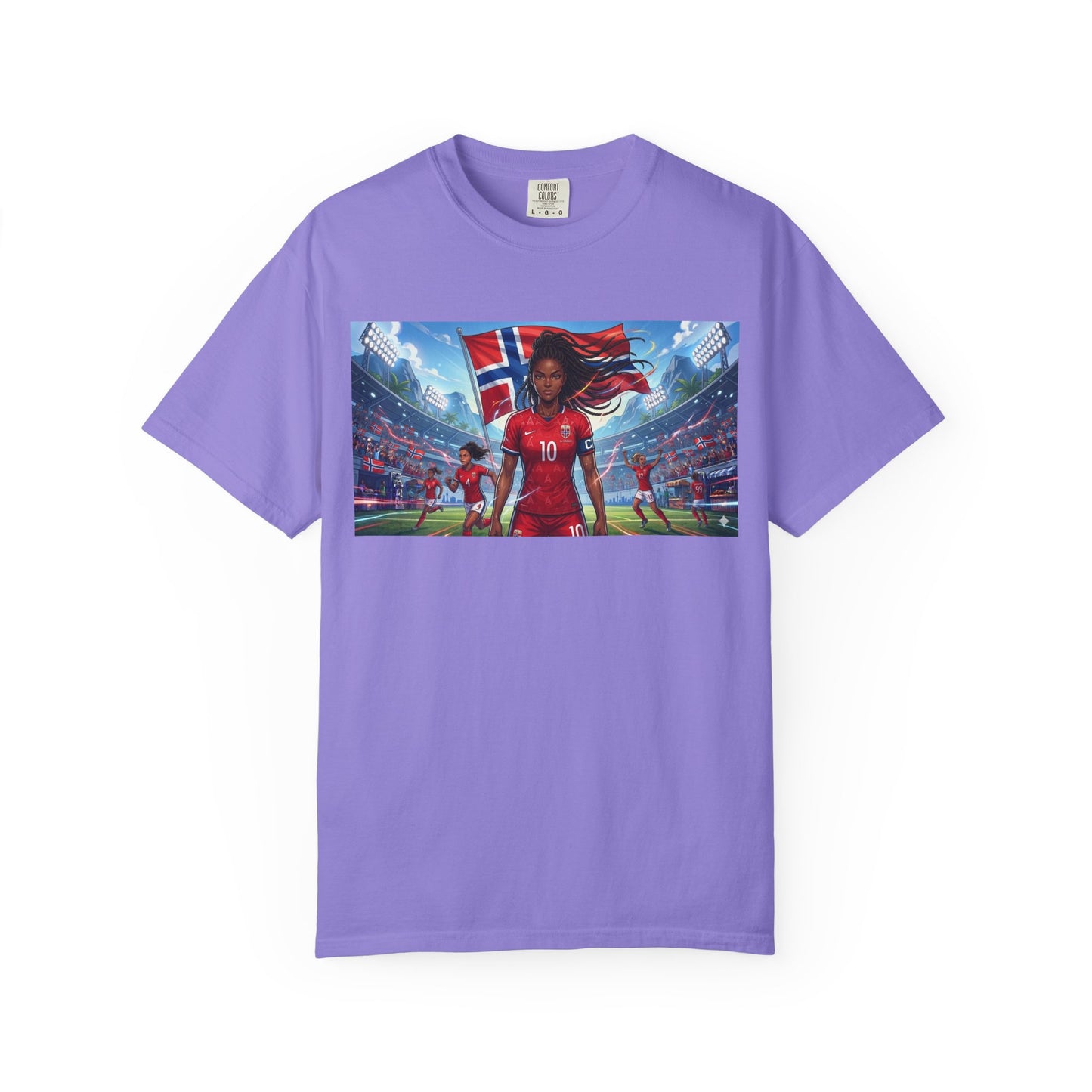 COMMANDER Norway – Female Unisex Garment-Dyed T-shirt