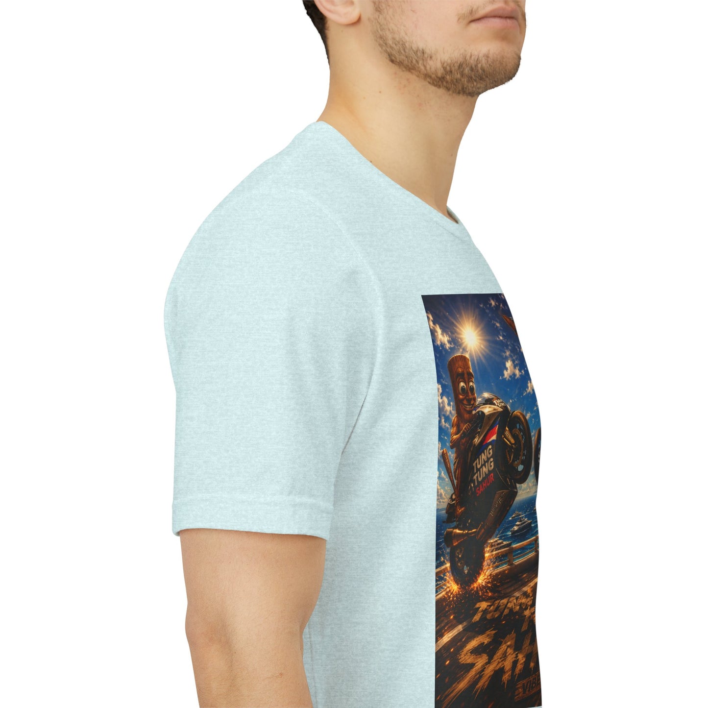 Motorcycle Stunt Tee — Sahara Riders Graphic T-Shirt