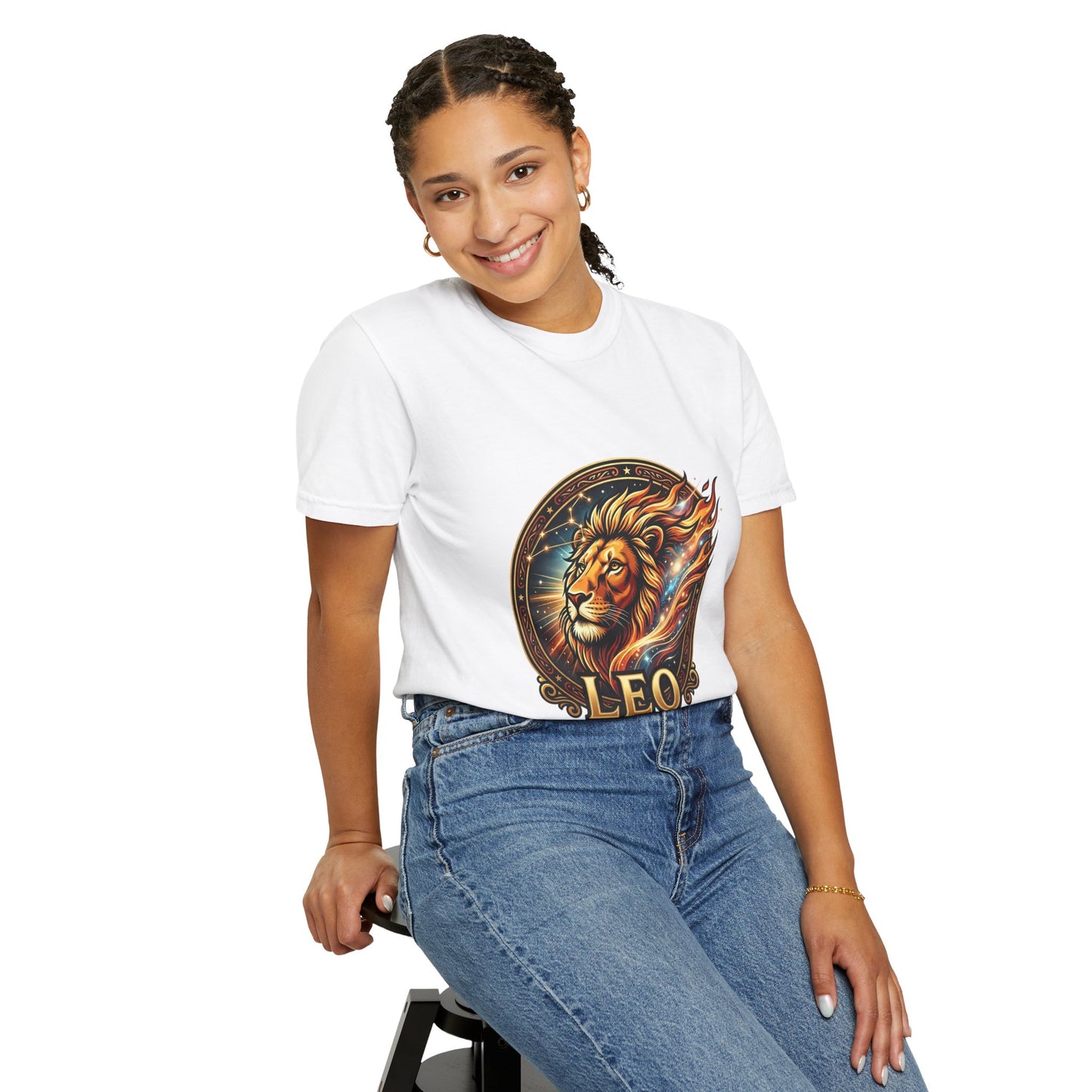 Leo 'Born to Lead' T-Shirt — Bold Zodiac Lion Graphic Tee
