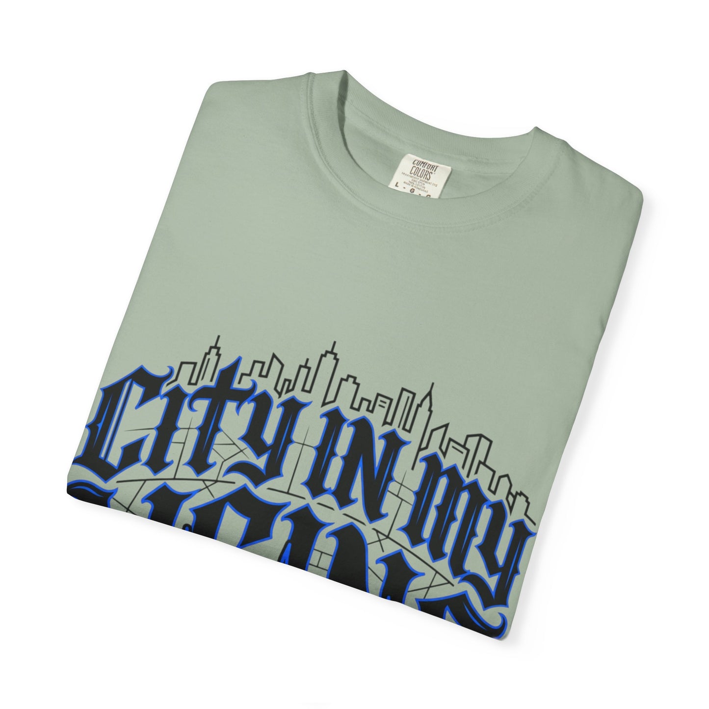 City in My Veins T-Shirt — Urban Skyline Graphic Tee