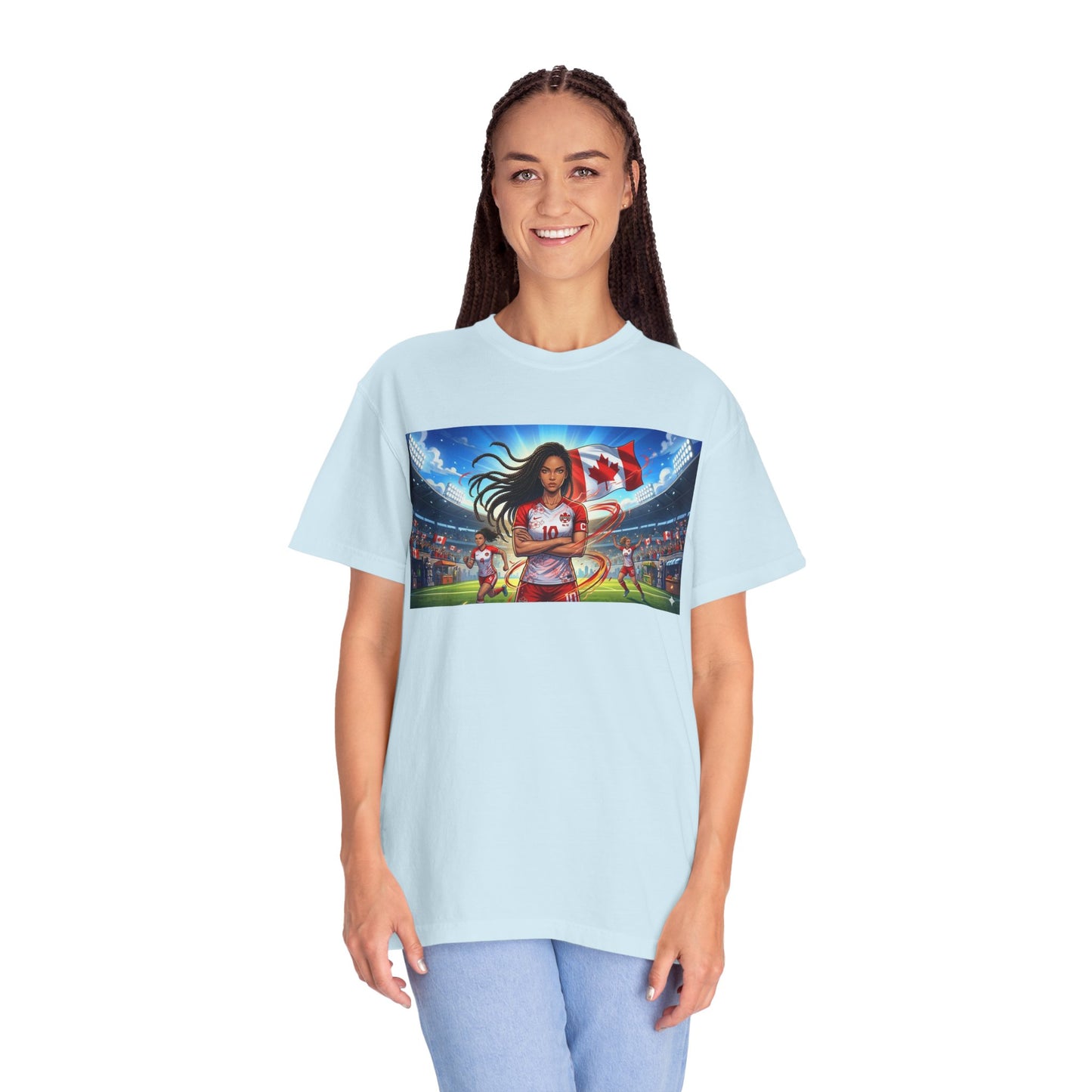 Soccer Star Canada T-Shirt — Women’s Team Jersey Graphic