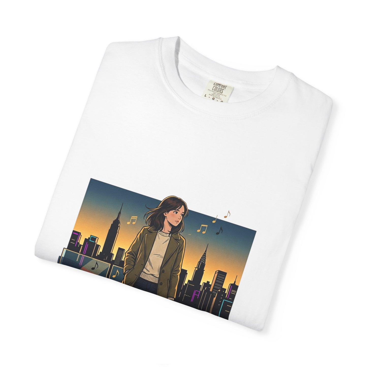 GLOBAL ENERGY: HER CITY, HER STORY— City Sunset Graphic T-Shirt