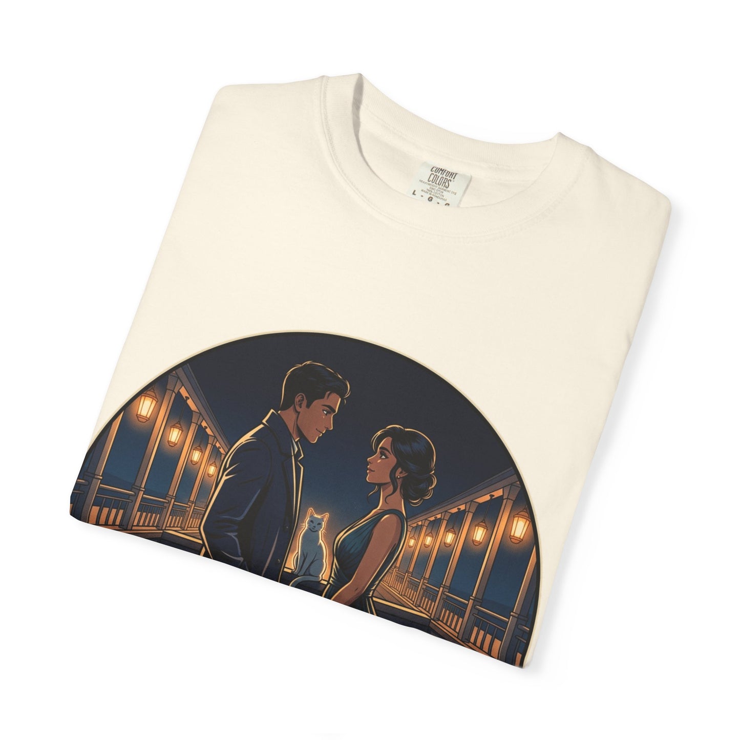 Romantic Night Stroll T-Shirt — "Even in the Quiet... We Shine" Graphic Tee