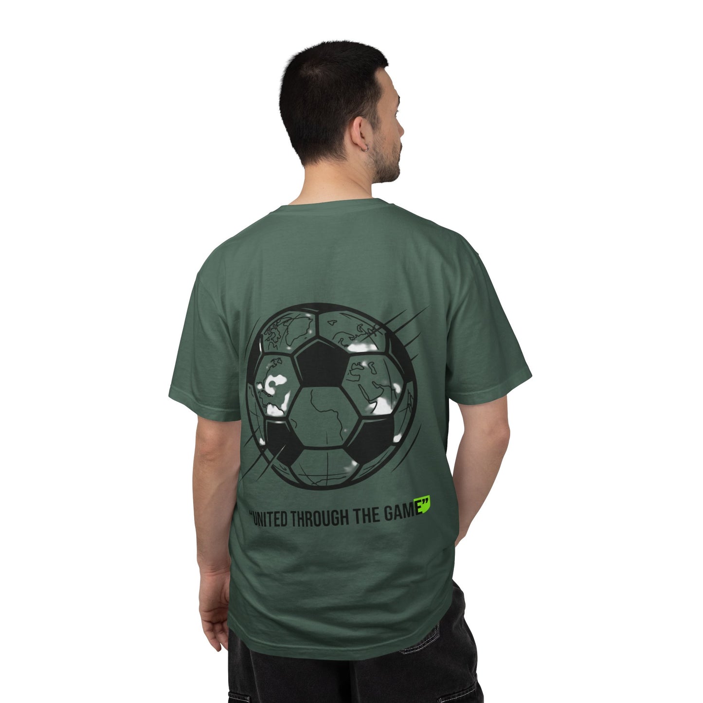 Soccer Unity T-Shirt — "United Through the Game" Graphic Tee