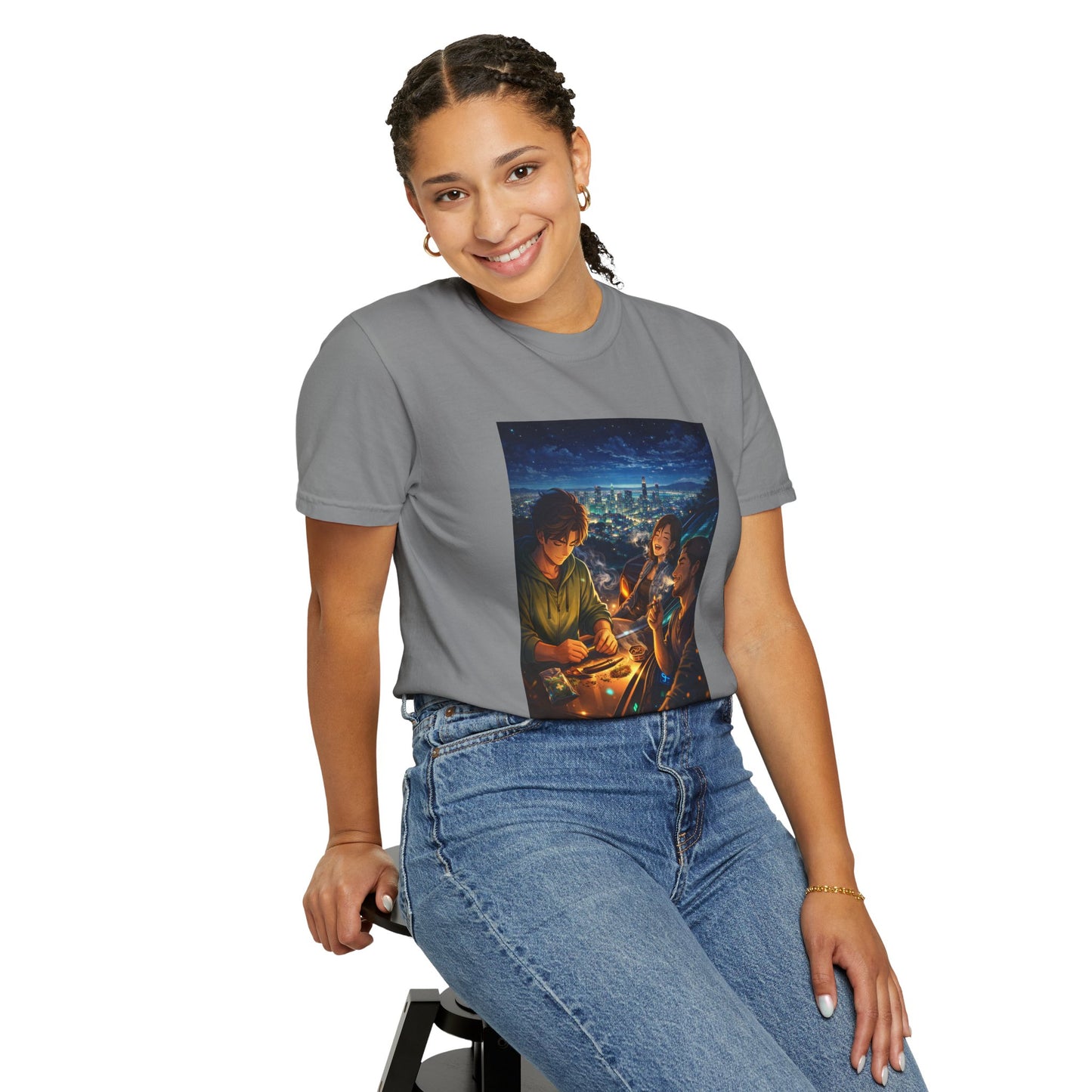 ROAD TRIP SMOKE SESSION-Unisex Garment-Dyed T-shirt