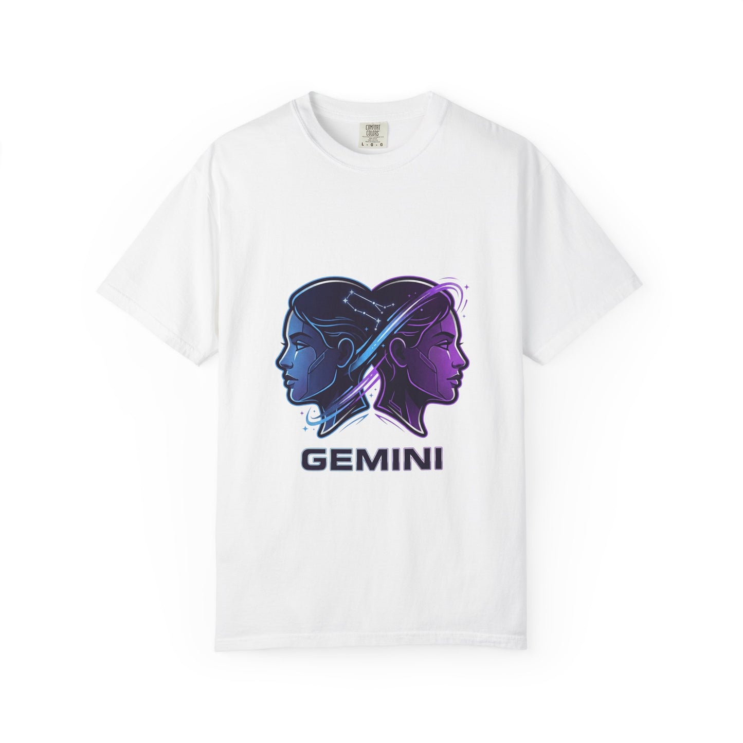 Gemini Zodiac T‑Shirt — Dual Faces Astrology Tee