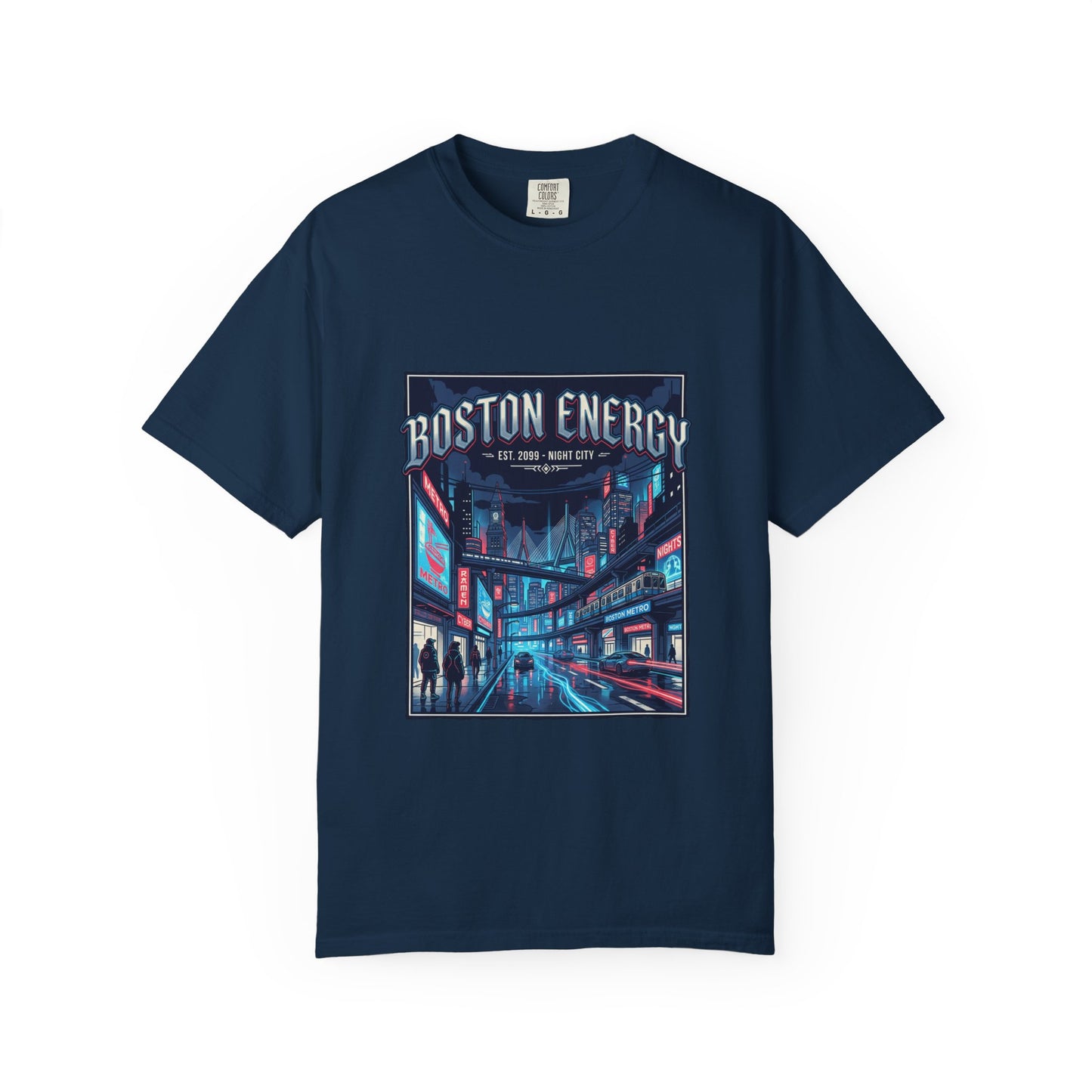 Boston Energy Graphic T-Shirt — Neon City Streetwear
