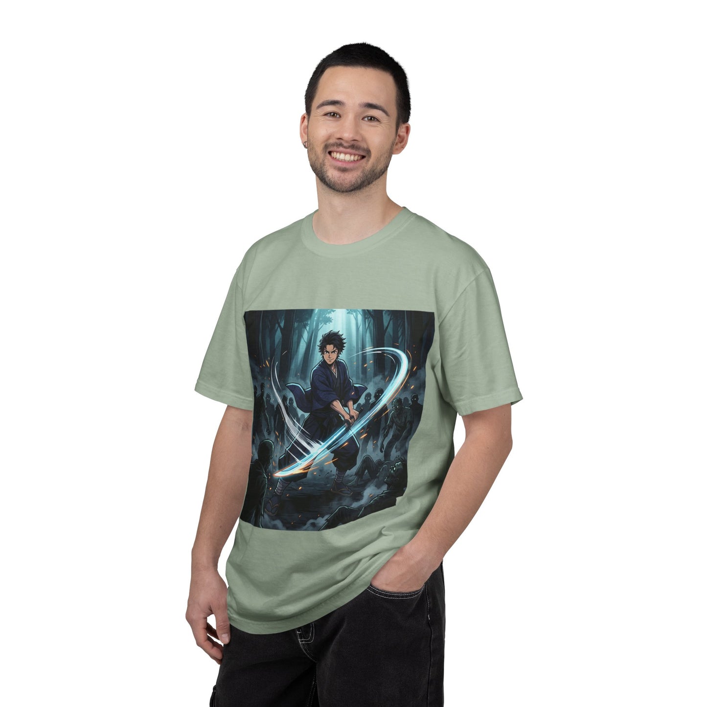 Mage Battlemage T‑Shirt — Fantasy Wizard Magic Sword Illustration Tee