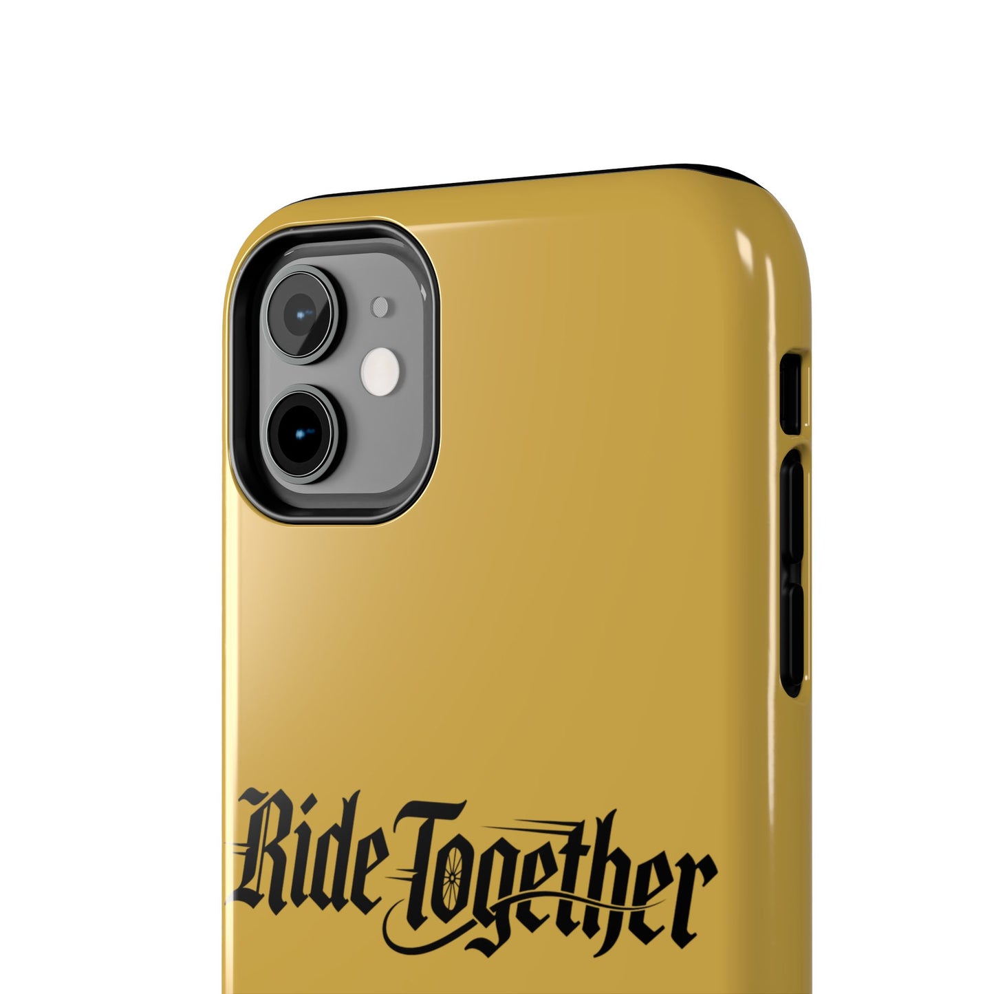 Ride Together Tough Phone Case — Durable Retro Script Protective Cover