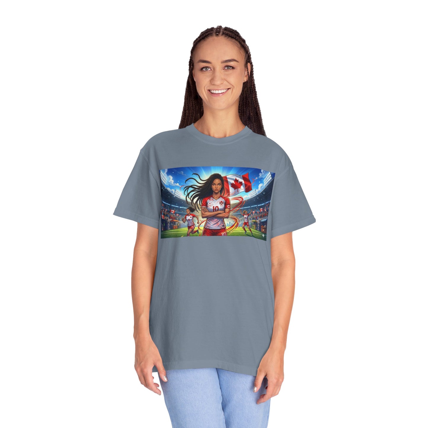 Soccer Star Canada T-Shirt — Women’s Team Jersey Graphic