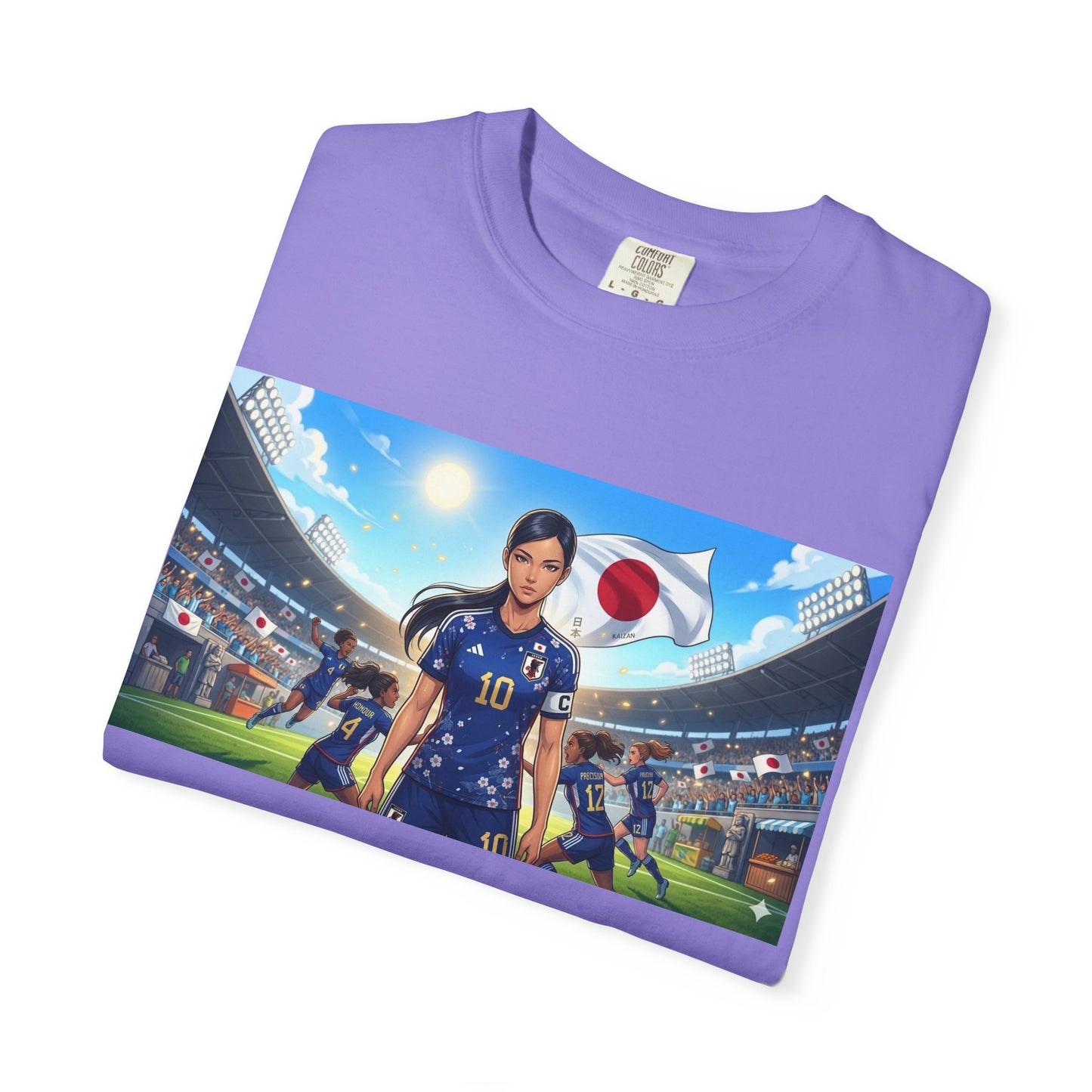 Soccer Player Japan T-Shirt — Japan Flag Soccer Fan Tee