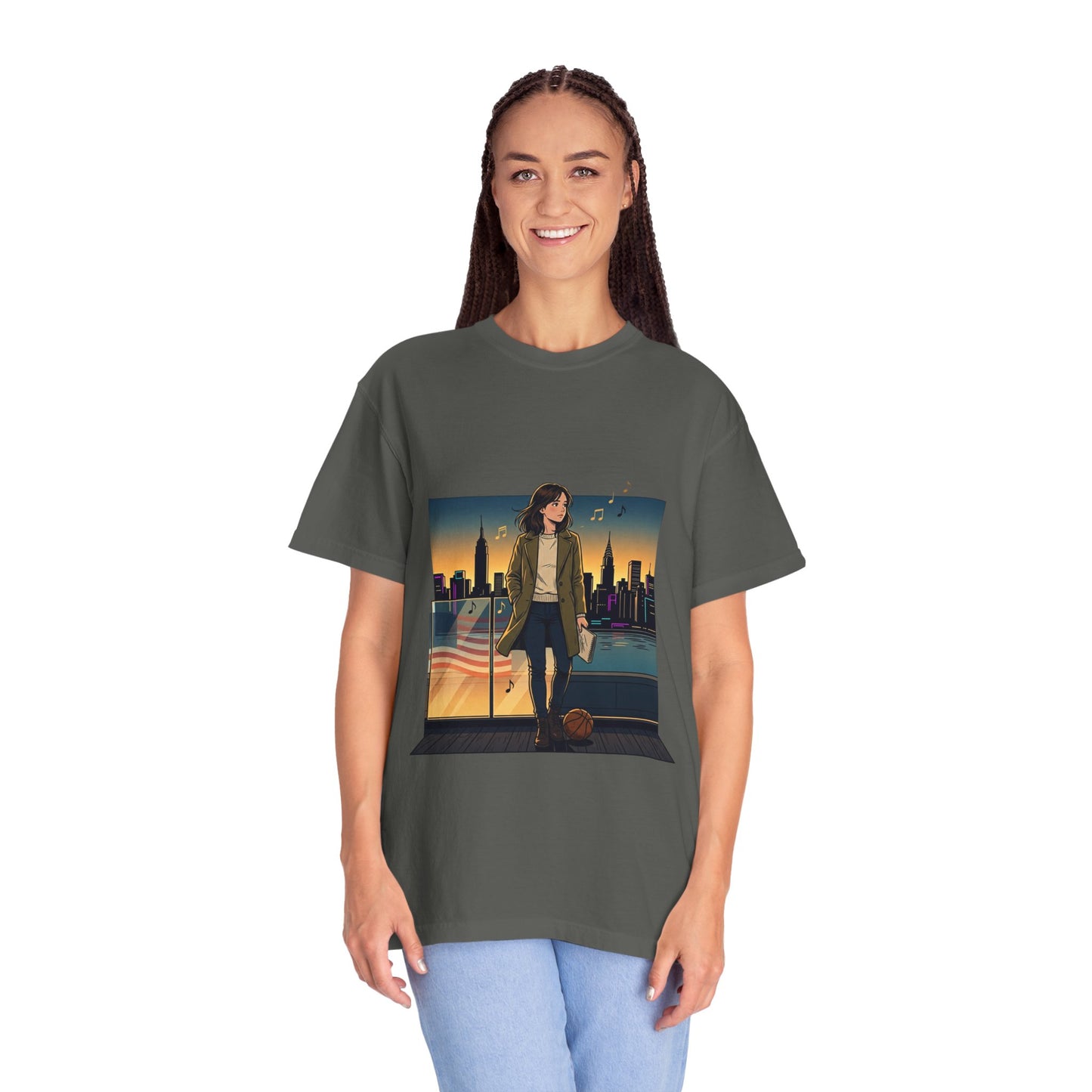 GLOBAL ENERGY: HER CITY, HER STORY— City Sunset Graphic T-Shirt
