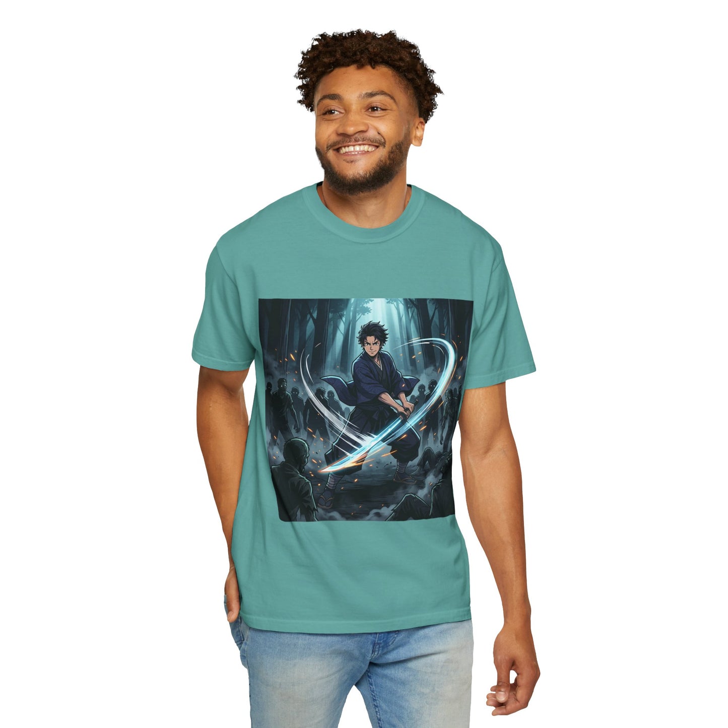 Mage Battlemage T‑Shirt — Fantasy Wizard Magic Sword Illustration Tee