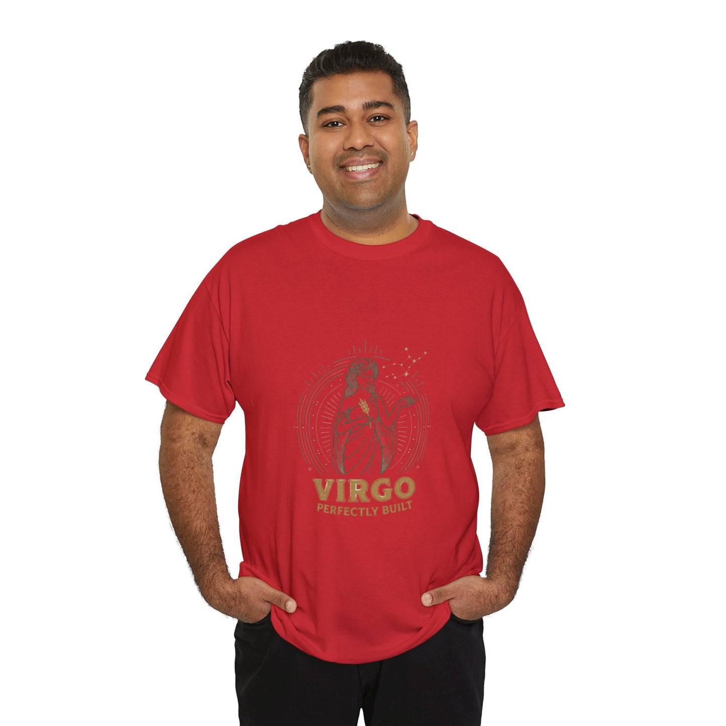 Virgo 'Perfectly Built' Zodiac T-Shirt — Astrology Graphic Tee